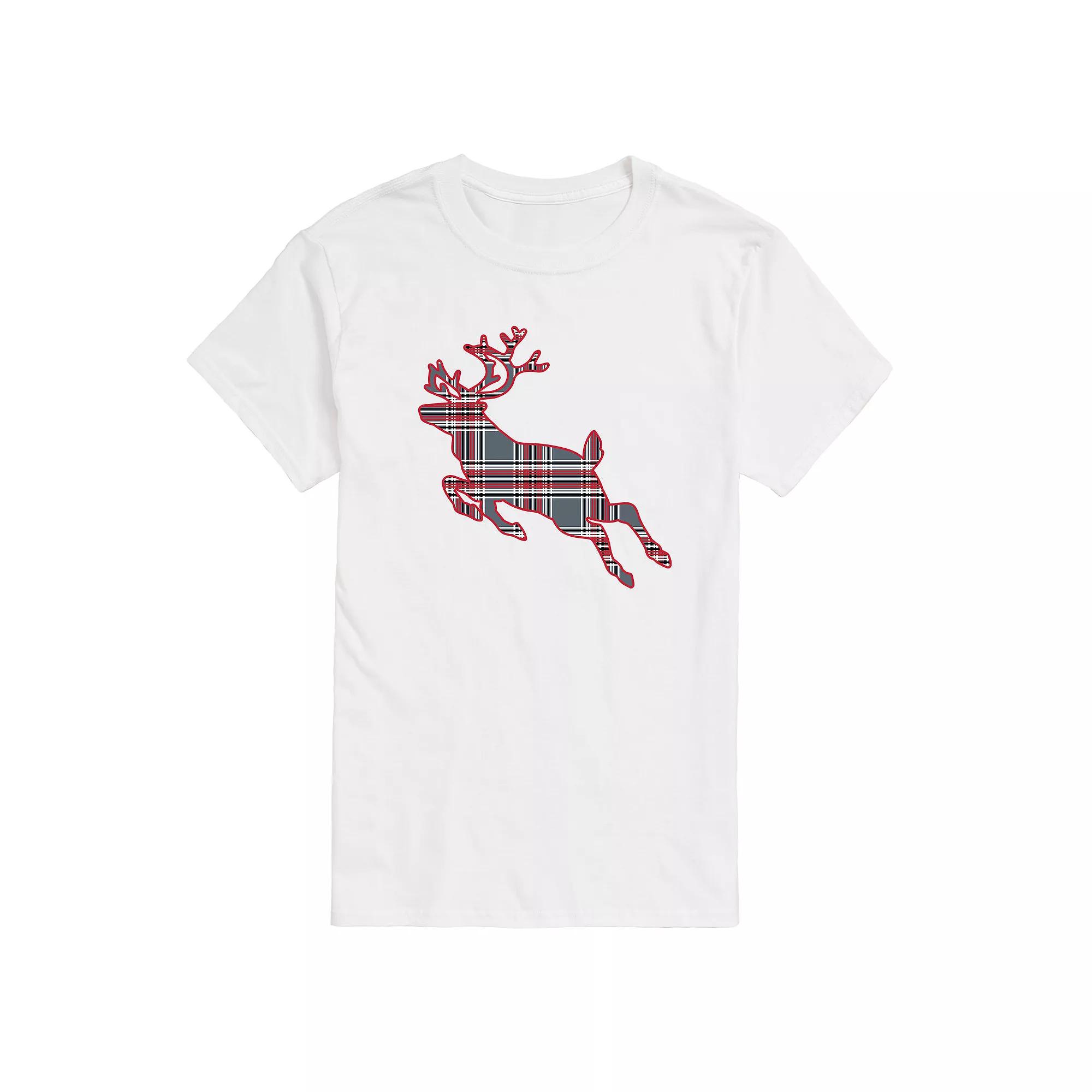 Big & Tall Deer Charcoal Tee, Men's,  Product Image