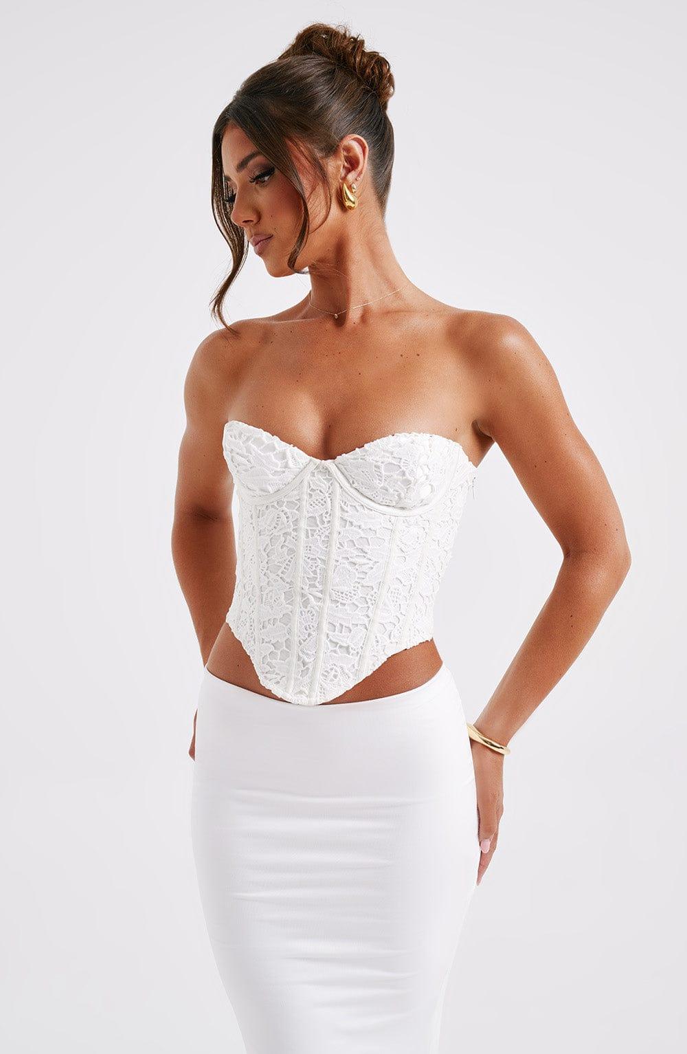 Harlow Corset - Ivory Product Image