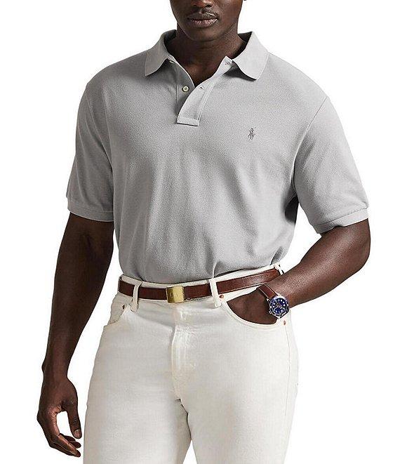 Polo Ralph Lauren Big & Tall Classic Fit Solid Cotton Mesh Polo Shirt Product Image
