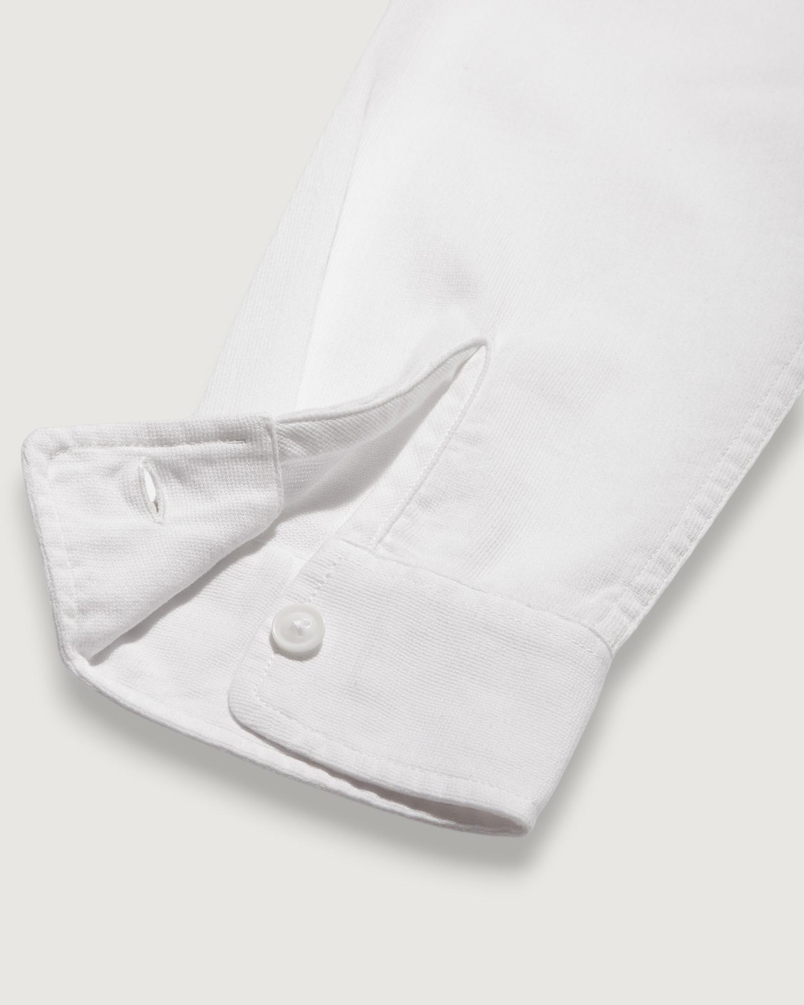 Bedford Textured Shirt - White Product Image