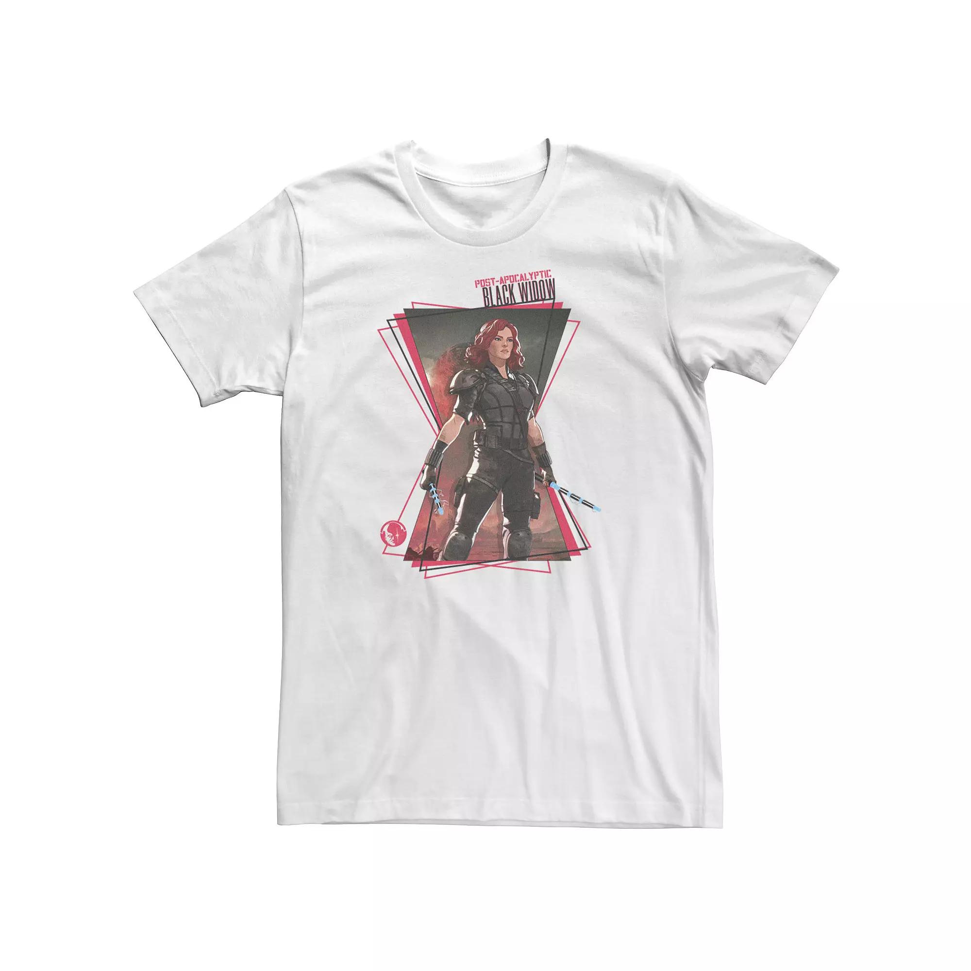 Big & Tall Marvel What If Black Widow Hourglass Tee, Men's,  Product Image