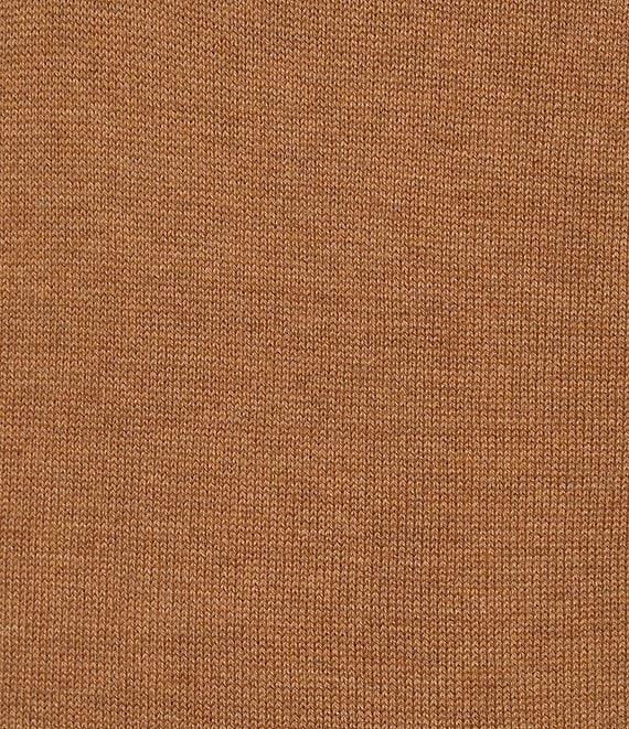 Roundtree & Yorke Long Sleeve Solid Button Mock Sweater Product Image