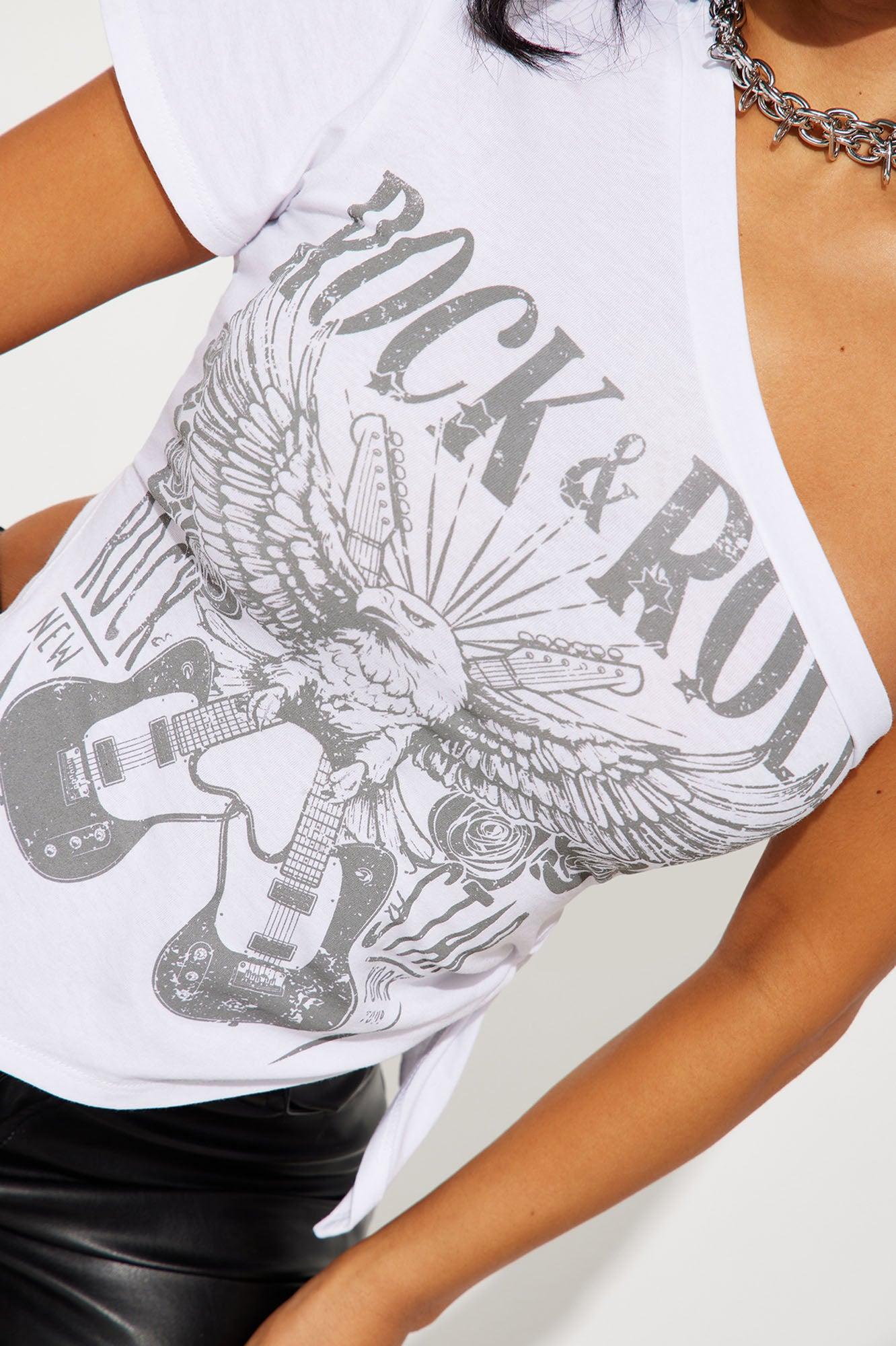 Adri One Shoulder Top - White Product Image