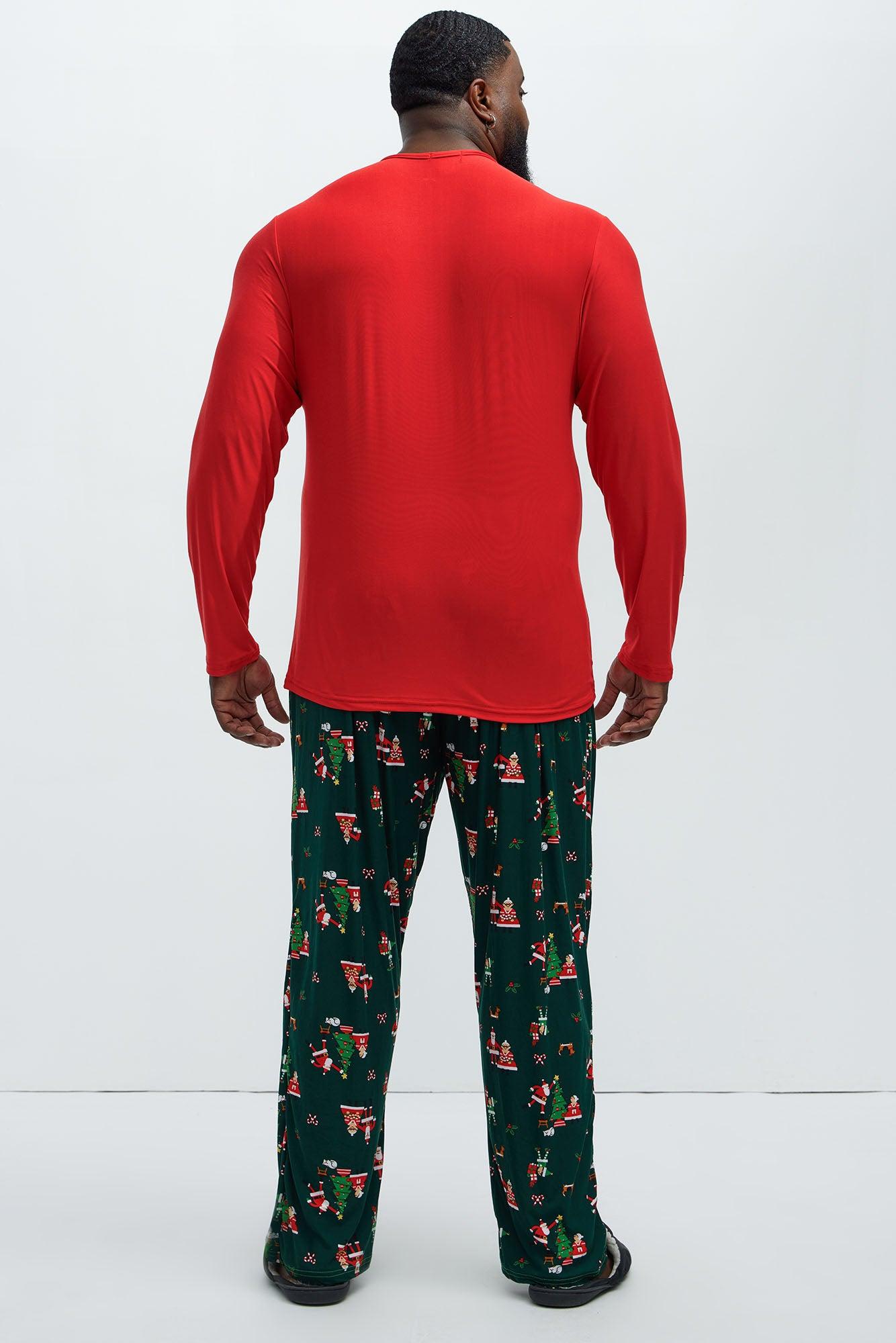 Dear Santa We Tried Holiday PJ Set - Black/combo Product Image