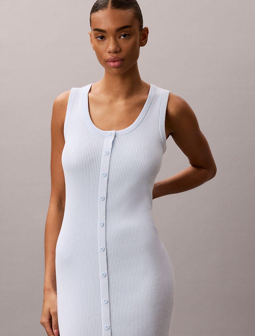 Smooth Cotton Midi Dress Product Image
