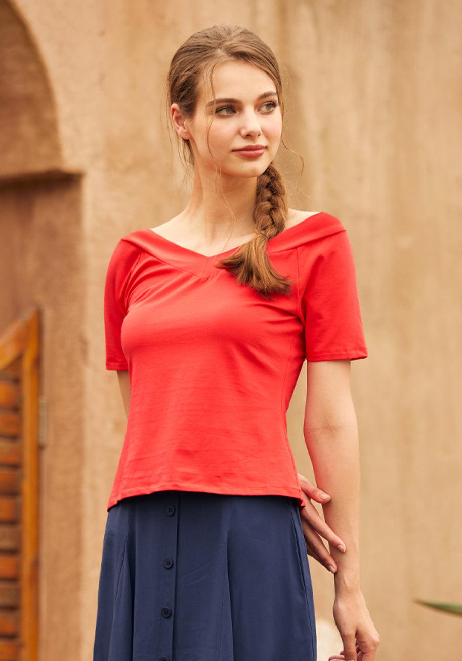 Ready for a Roman Holiday top Product Image