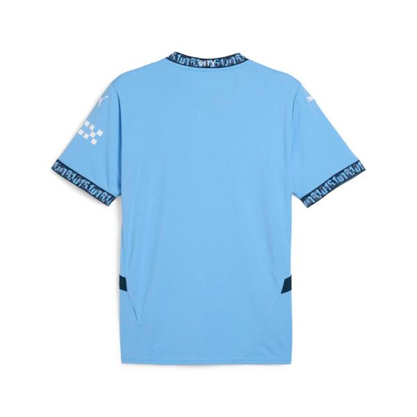 PUMA Manchester City 24/25 Men's Replica Home Soccer Jersey in Team Light Blue/Marine Blue Product Image