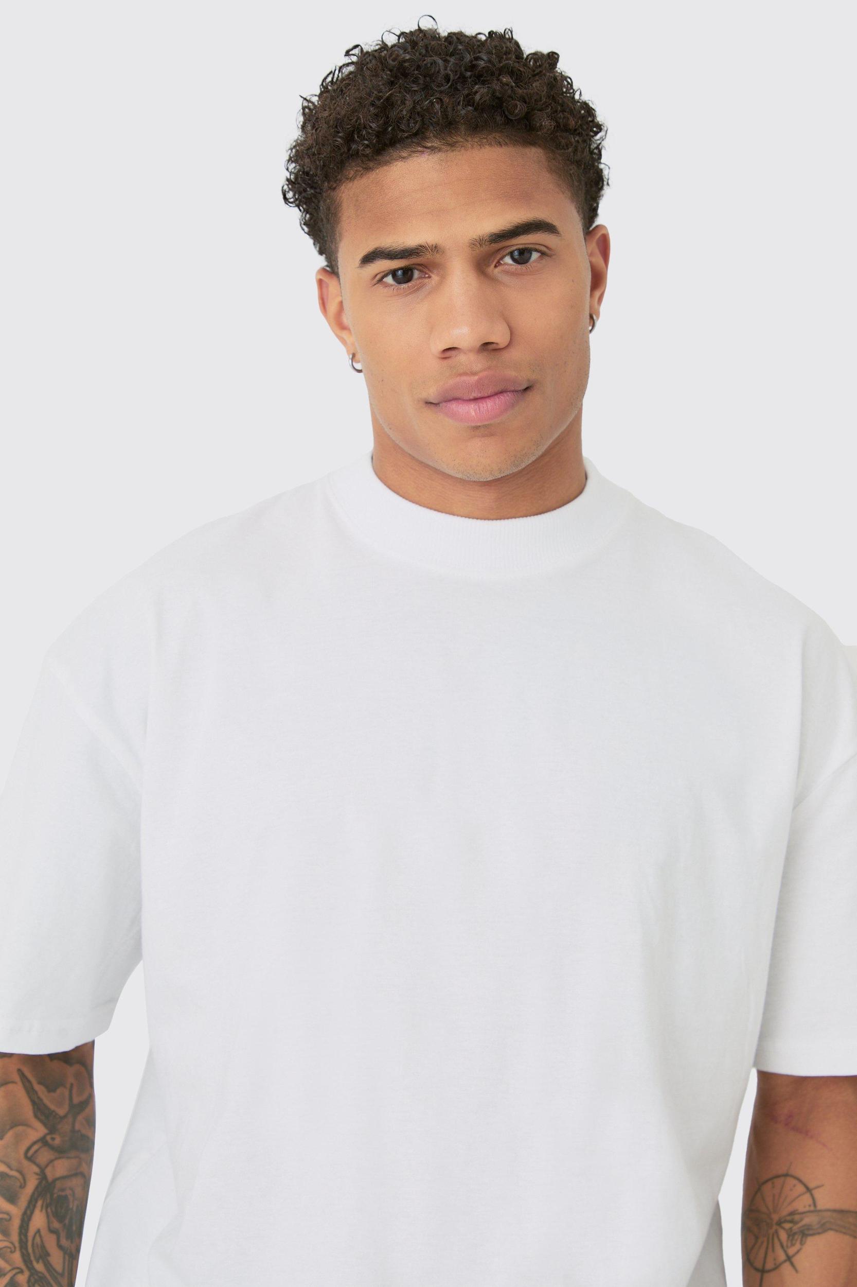 Oversized Over Seam Spider Back Print T-shirt | boohooMAN USA Product Image