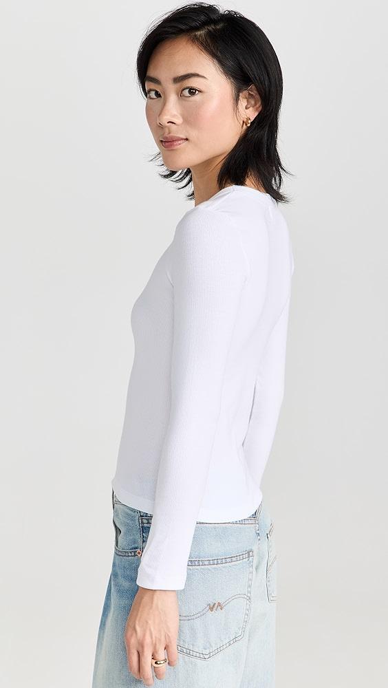 Leset Kelly Slim Fit Long Sleeve Top | Shopbop Product Image