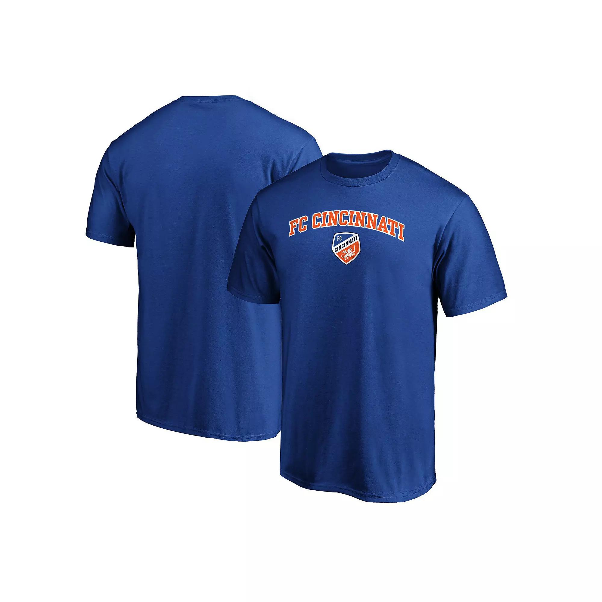 Men's Fanatics Branded Blue FC Cincinnati Heart & Soul T-Shirt,  Product Image