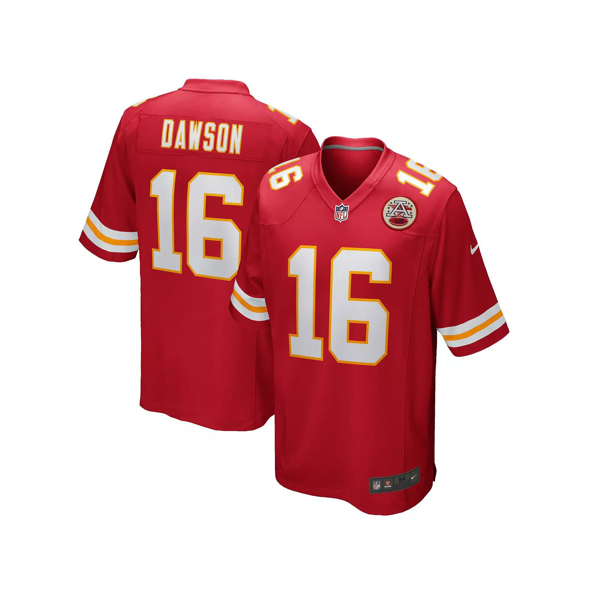 Men's Nike Len Dawson Red Kansas City Chiefs Game Retired Player Jersey,  Product Image