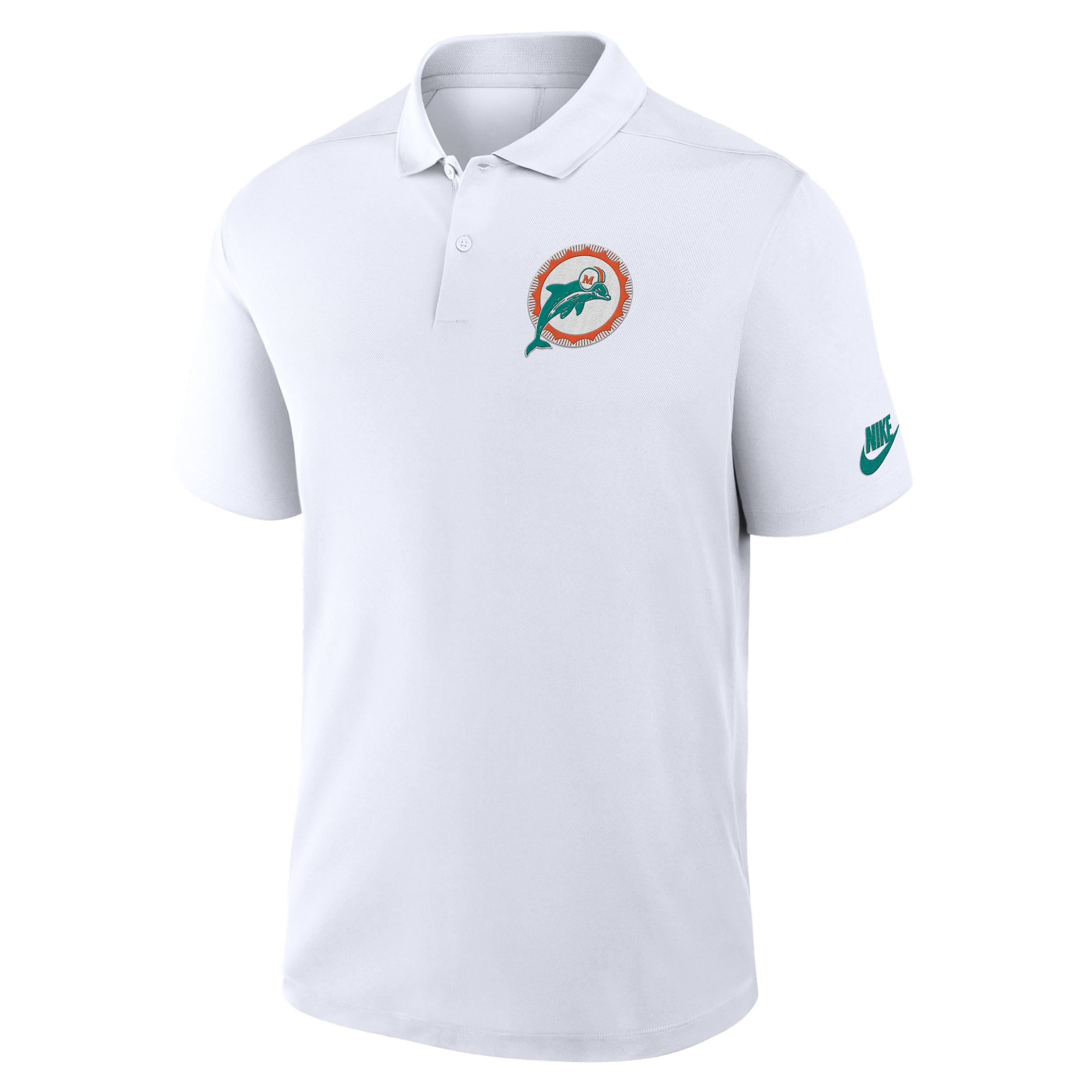 Miami Dolphins Rewind Victory Nike Mens Dri-FIT NFL Polo | 035810A9PV-XMF Product Image
