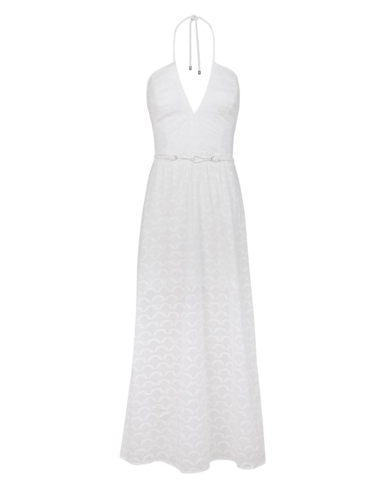 Marina Long Dress - Off White Product Image