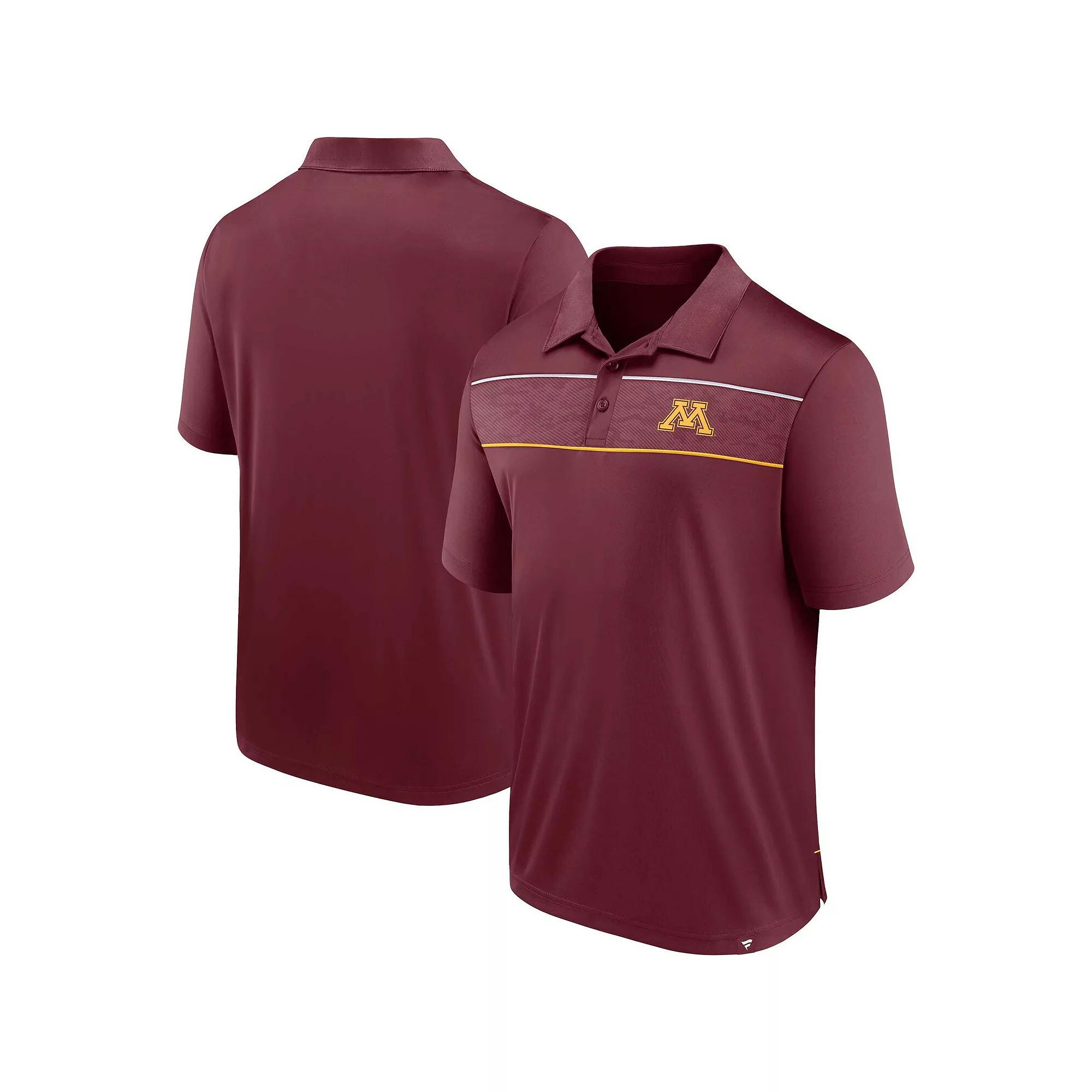 Men's Fanatics Branded  Maroon Minnesota Golden Gophers Defender Polo, Size: XL, Red Product Image