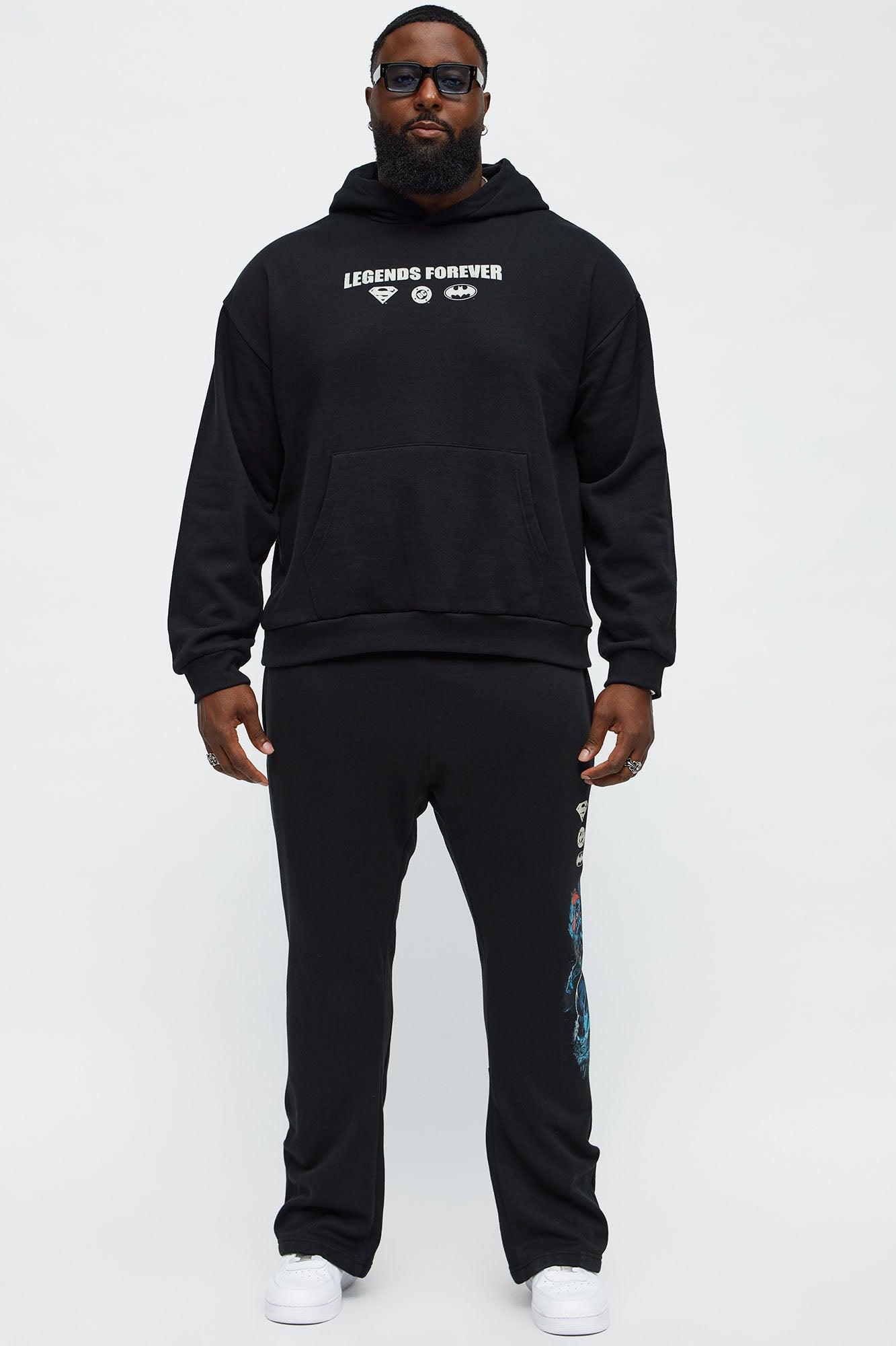 Batman Superman World's Finest Hoodie - Black Male Product Image