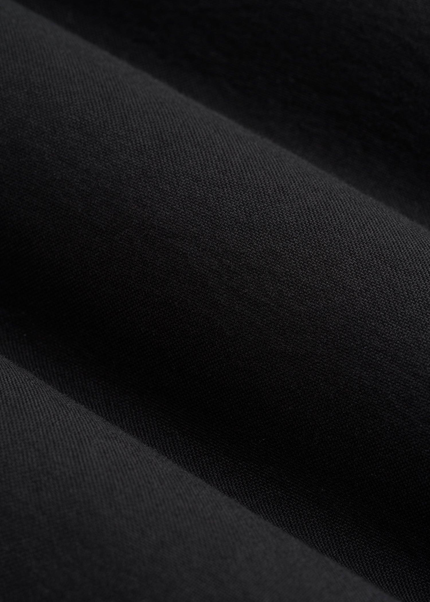 Short Sleeve Oxford Button Shirt For Tall Men in Black Male Product Image