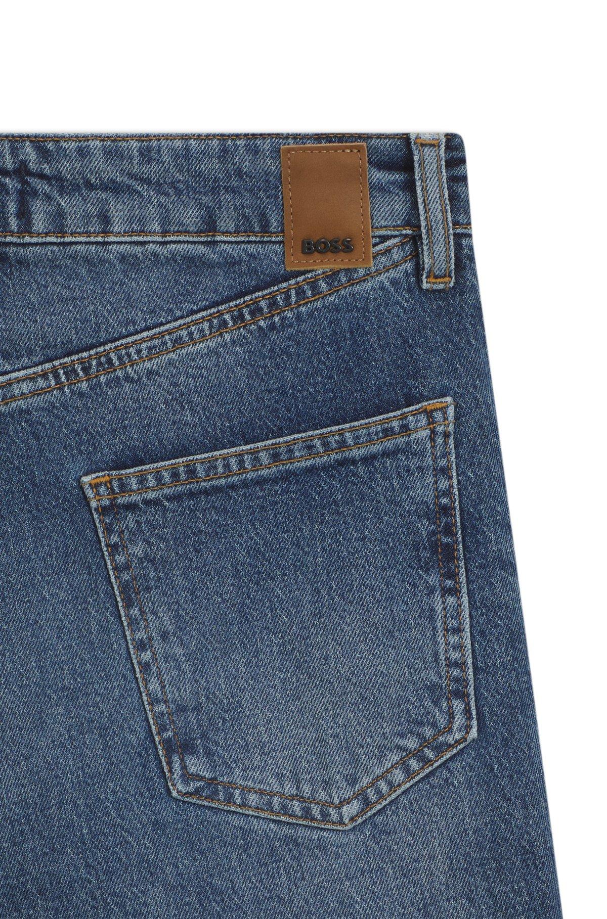 Slim-fit jeans in blue comfort-stretch denim Product Image