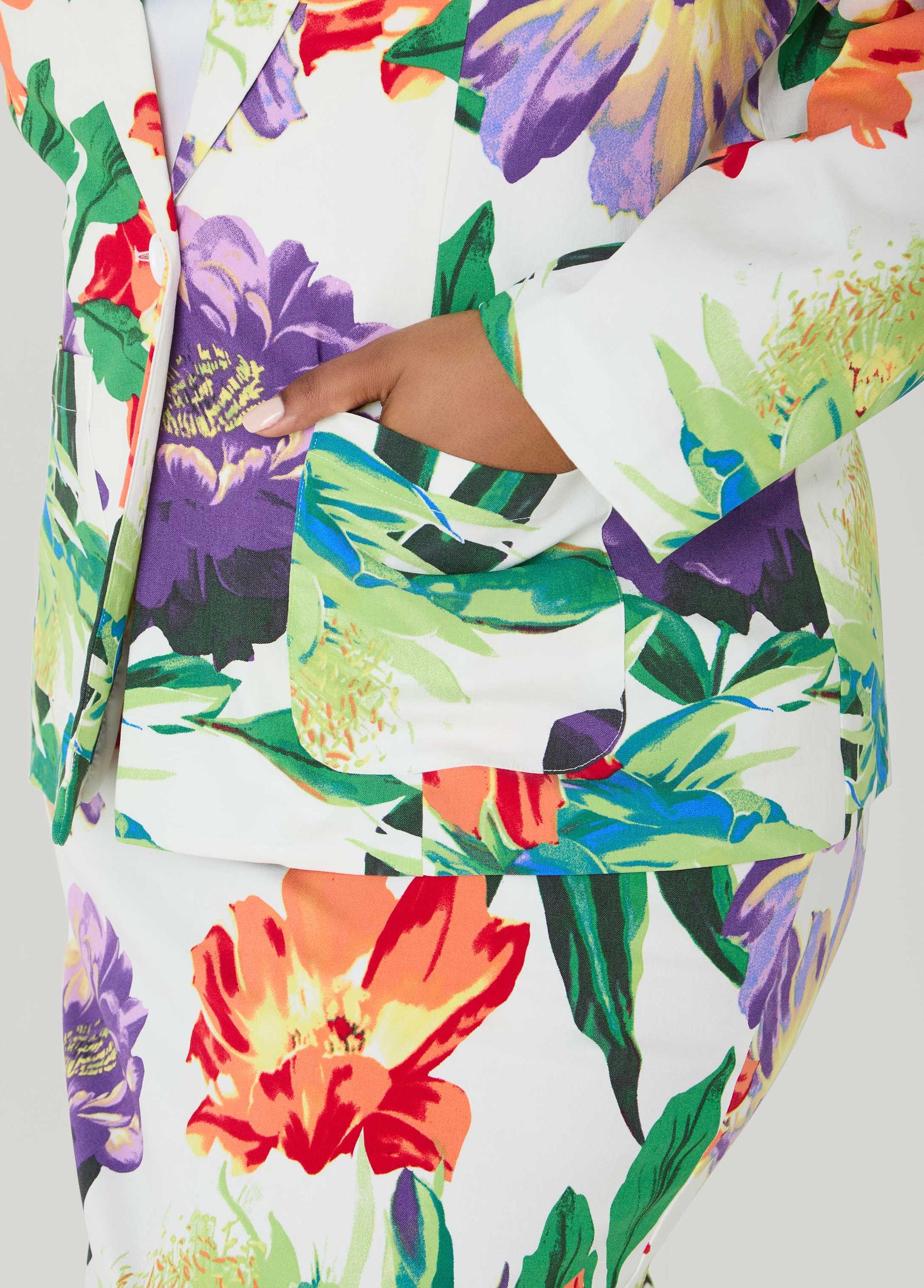 Millennium Floral Print Blazer Product Image