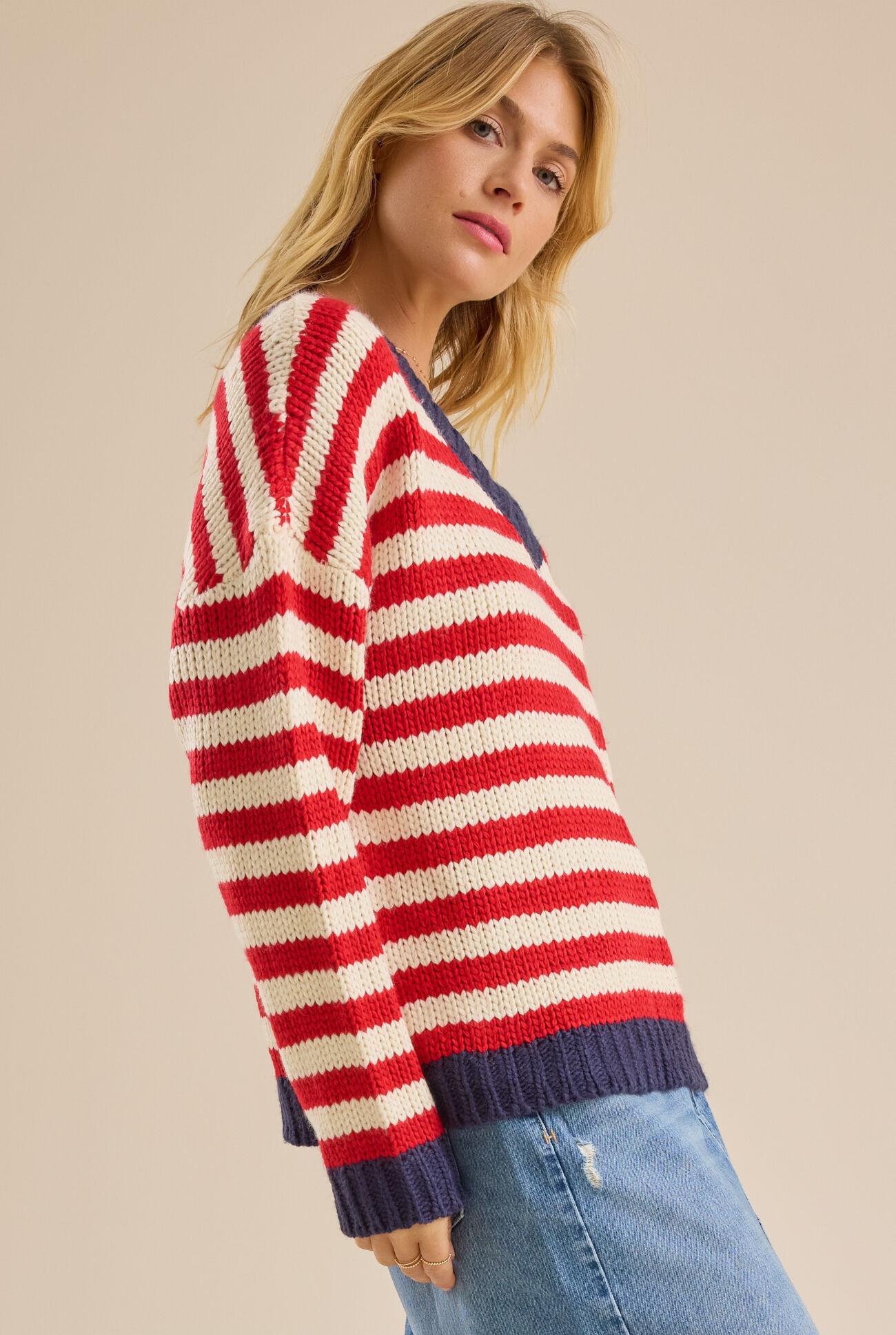 Katherine Striped Sweater Product Image