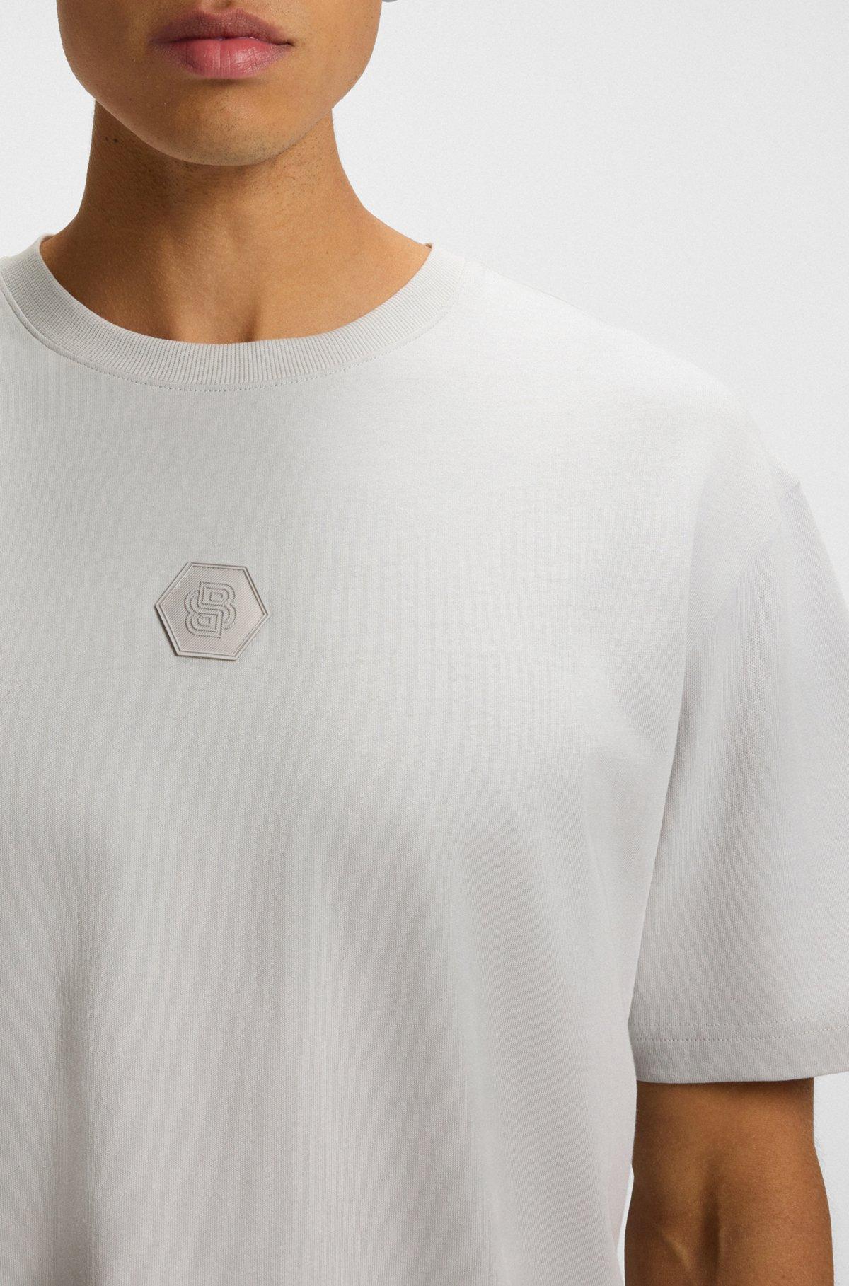 Cotton-jersey T-shirt with Double B monogram Product Image