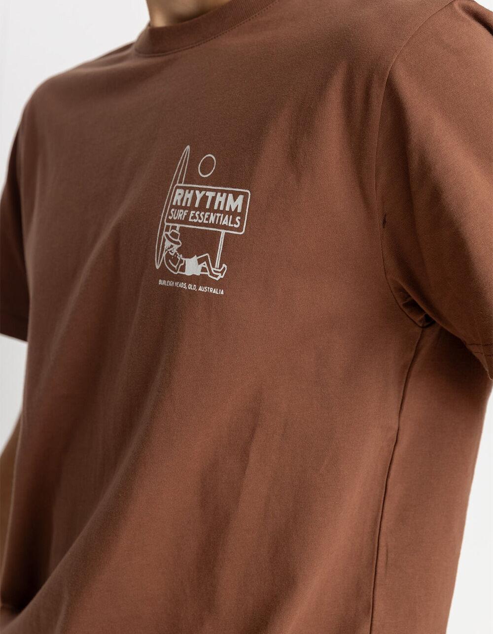RHYTHM Lull Mens Tee - BROWN Product Image