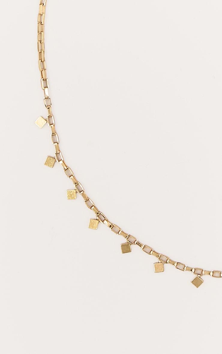 Gold Trim Choker Necklace Product Image