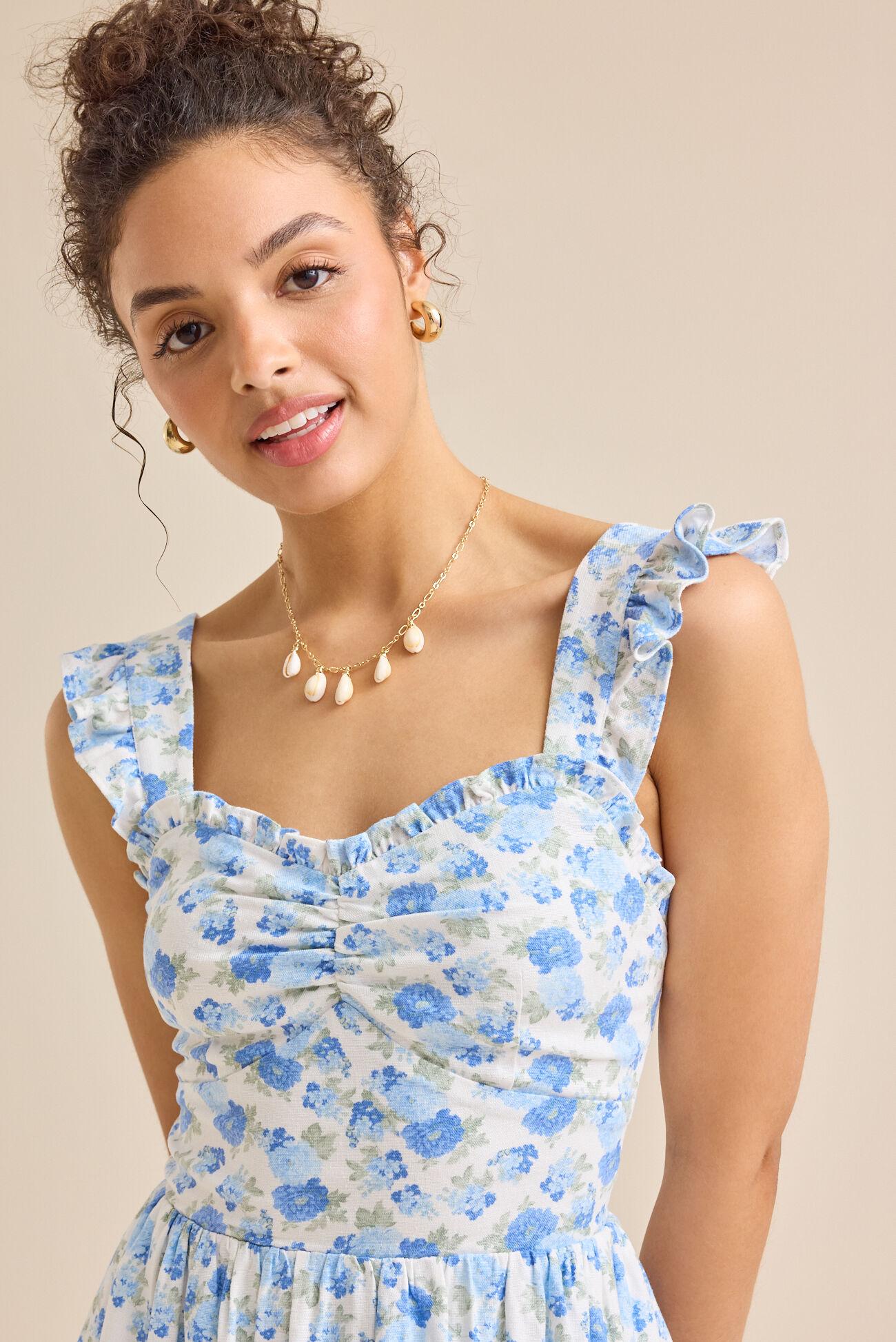 Cary Floral Mini Dress Product Image