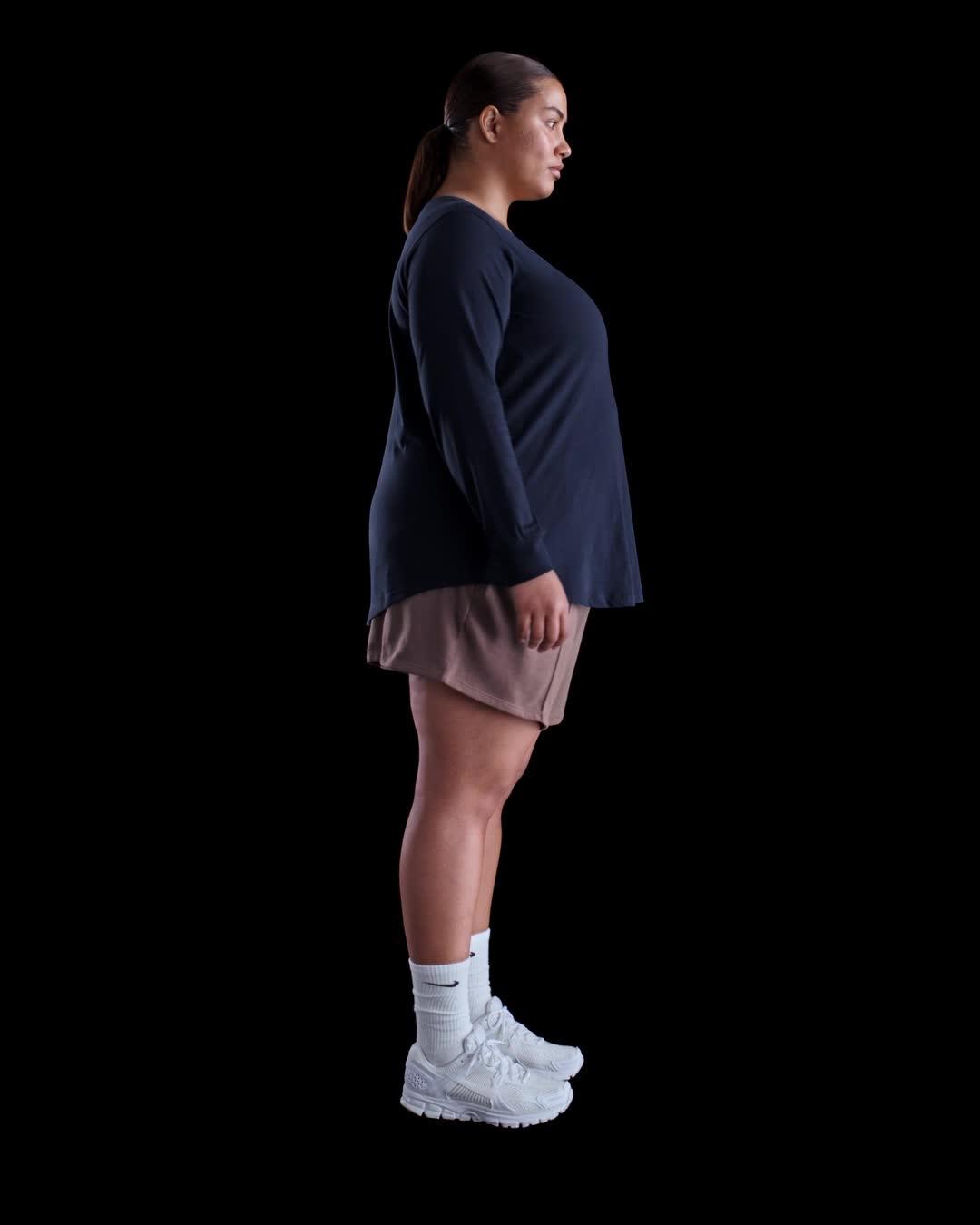 Nike Sportswear Club Women's Long-Sleeve T-Shirt (Plus Size) Product Image