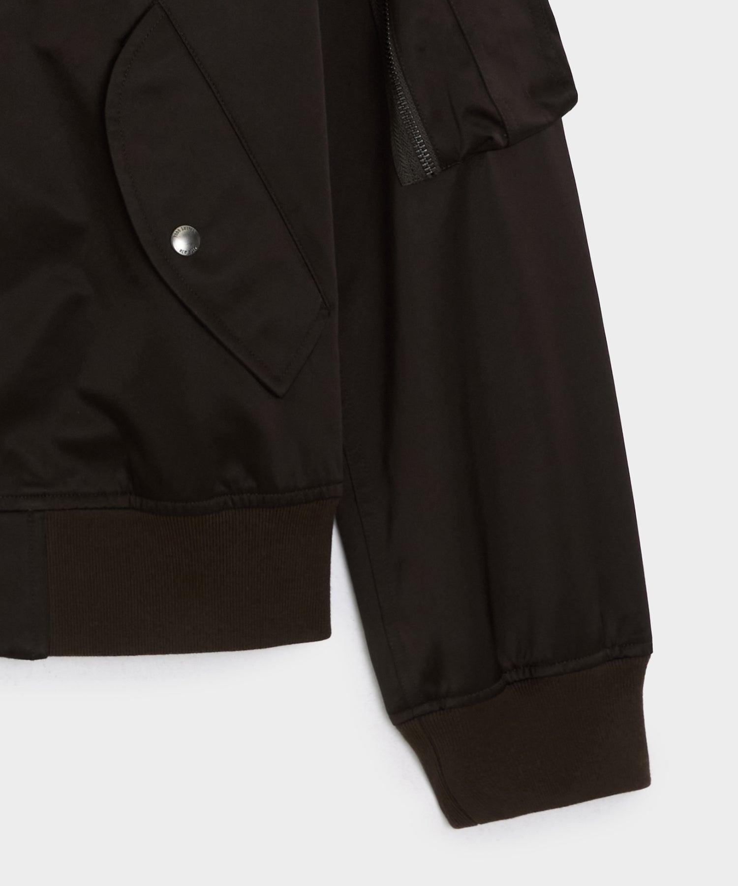 Satin Flight Jacket Product Image