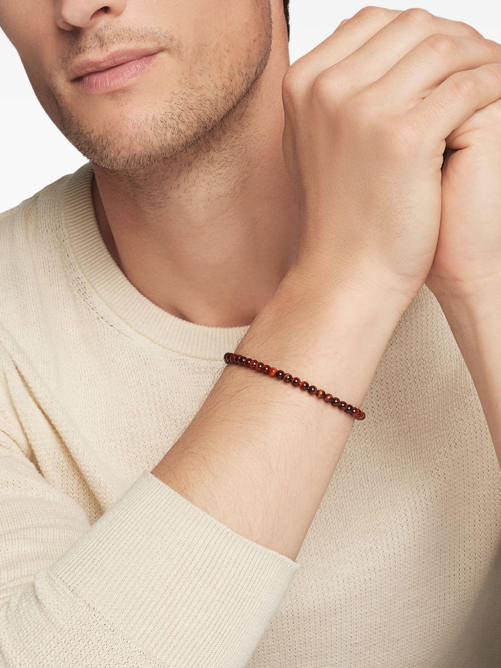 sterling silver Spiritual Beads bracelet (4mm) Product Image