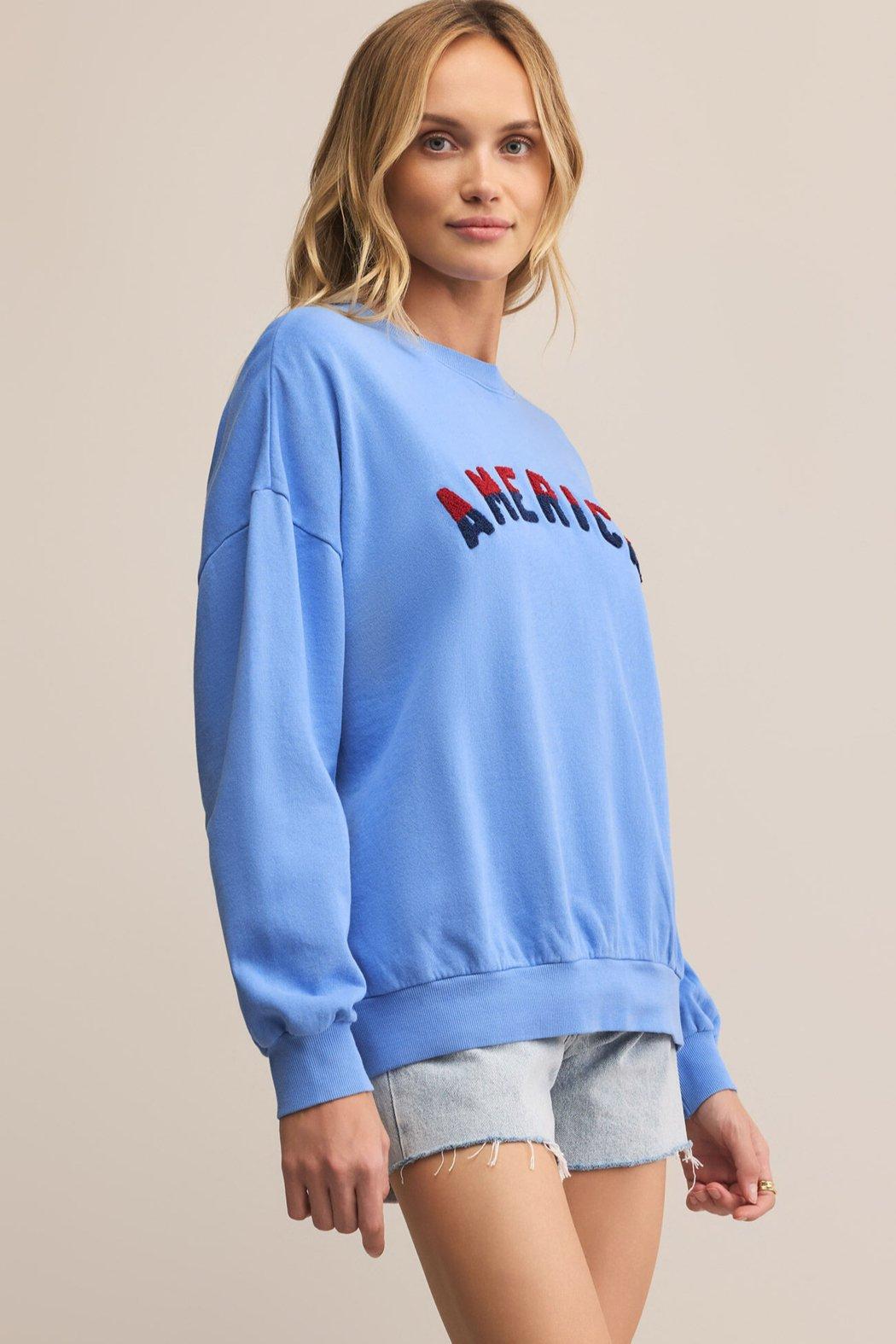 America Sunday Sweatshirt Product Image