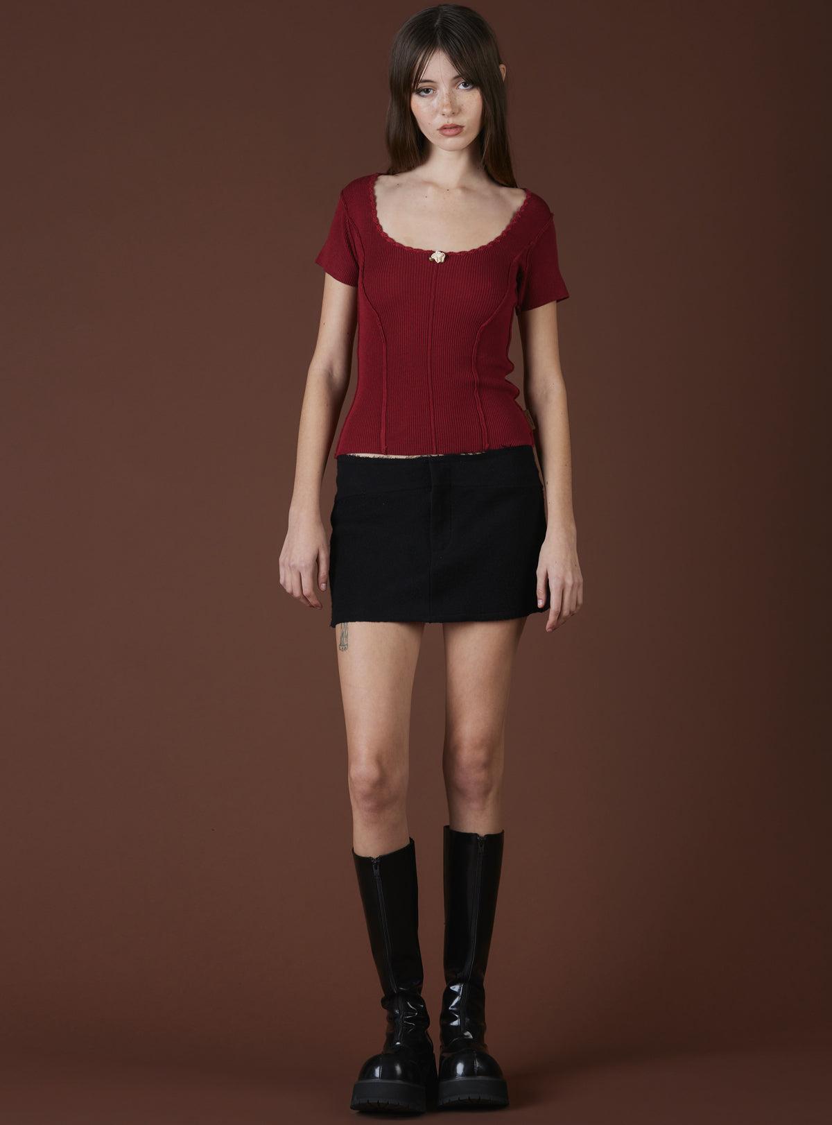 XAE Ribbed Top Female Product Image