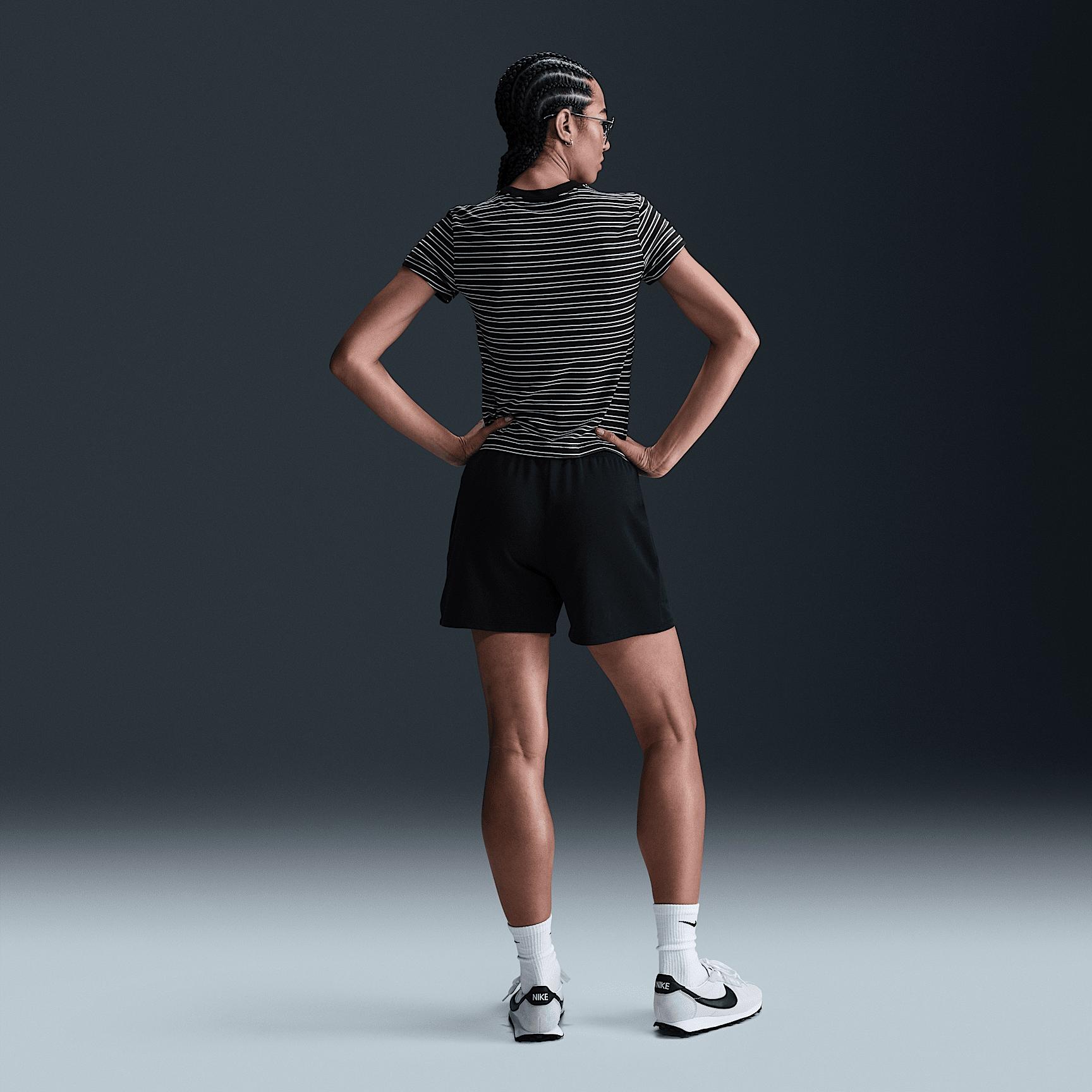 Nike Sportswear Chill Knit Women's Slim Striped T-Shirt Product Image