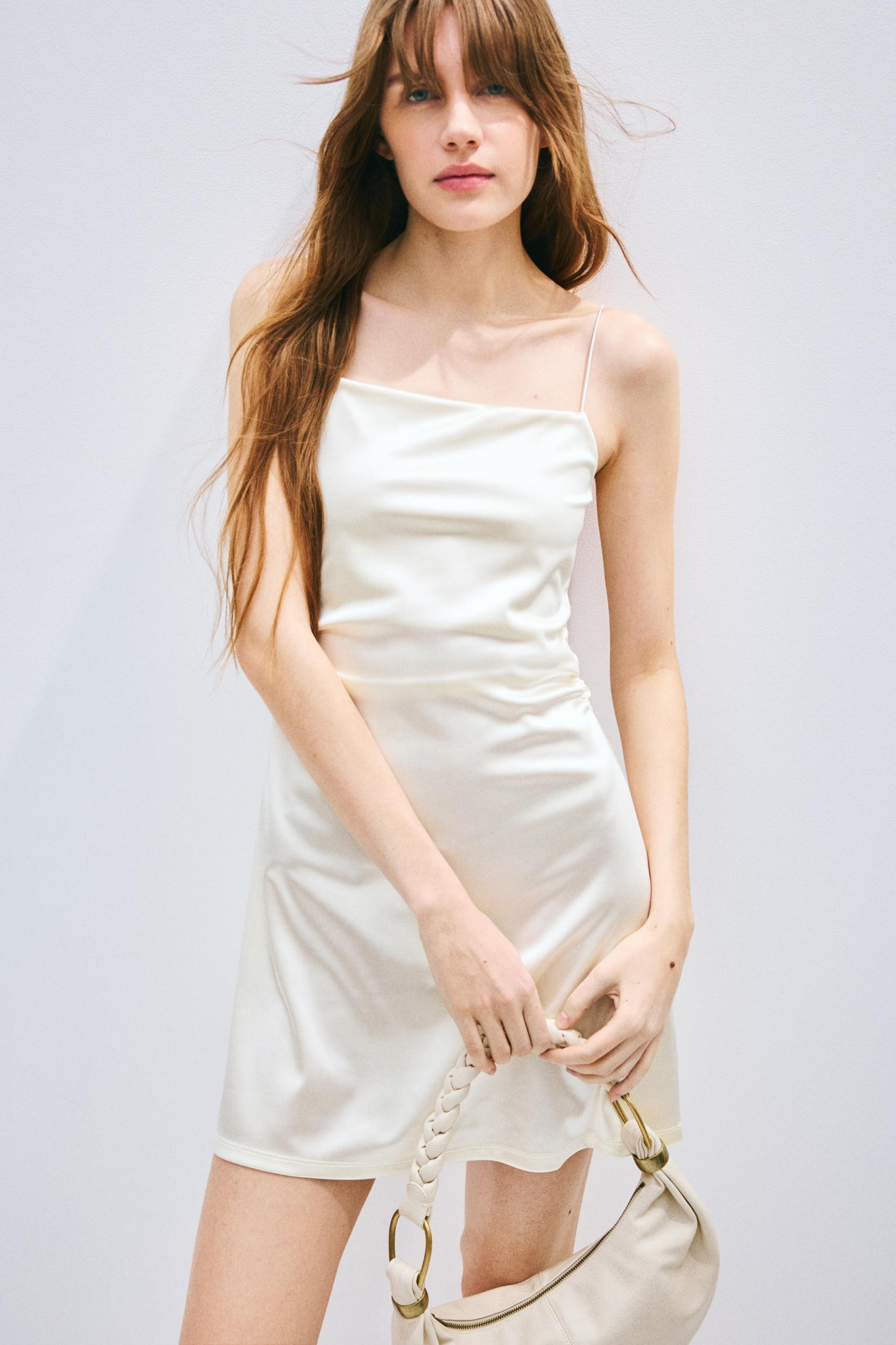 Draped Slip Dress Product Image