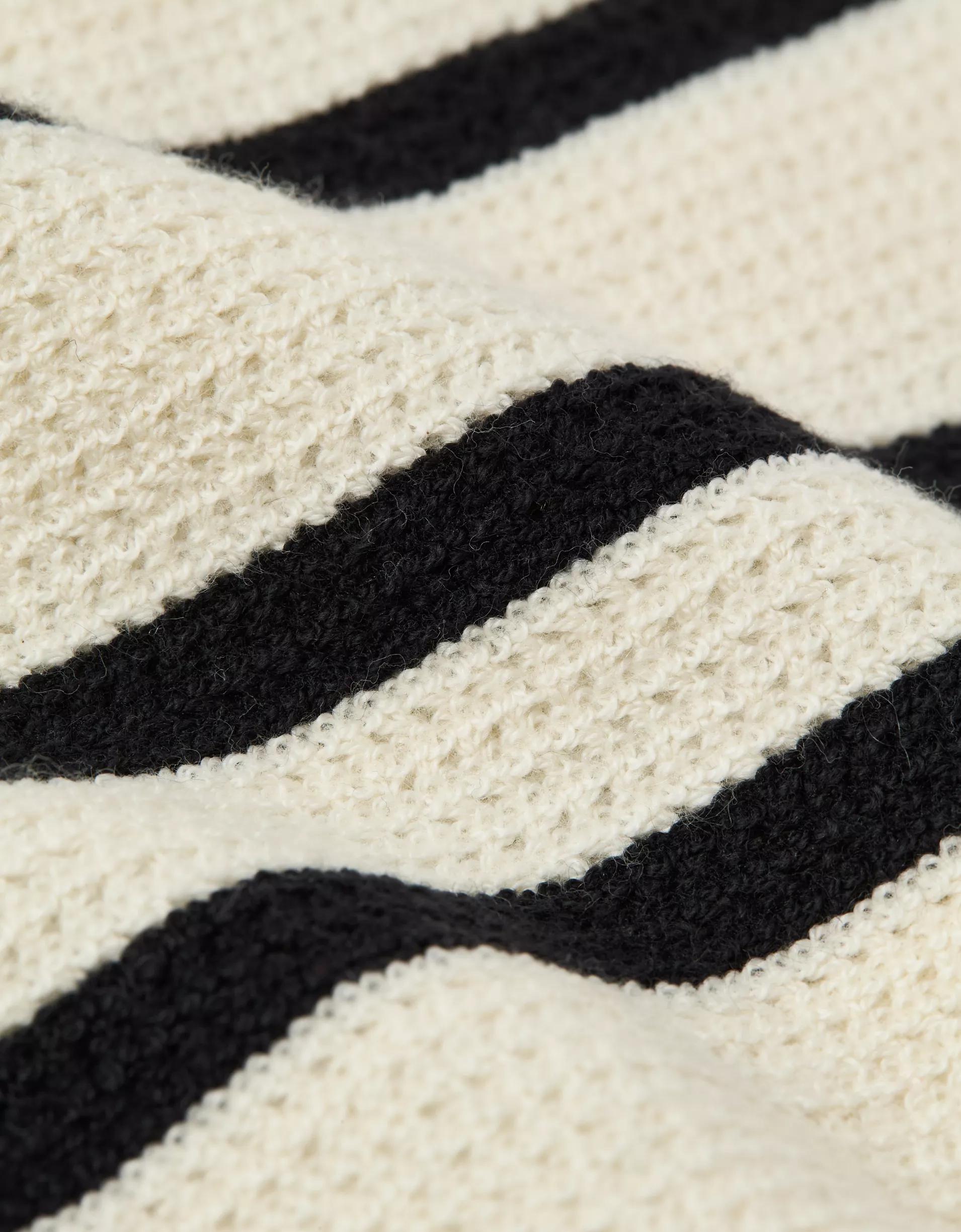 AE Cropped Striped Sweater Halter Top Product Image