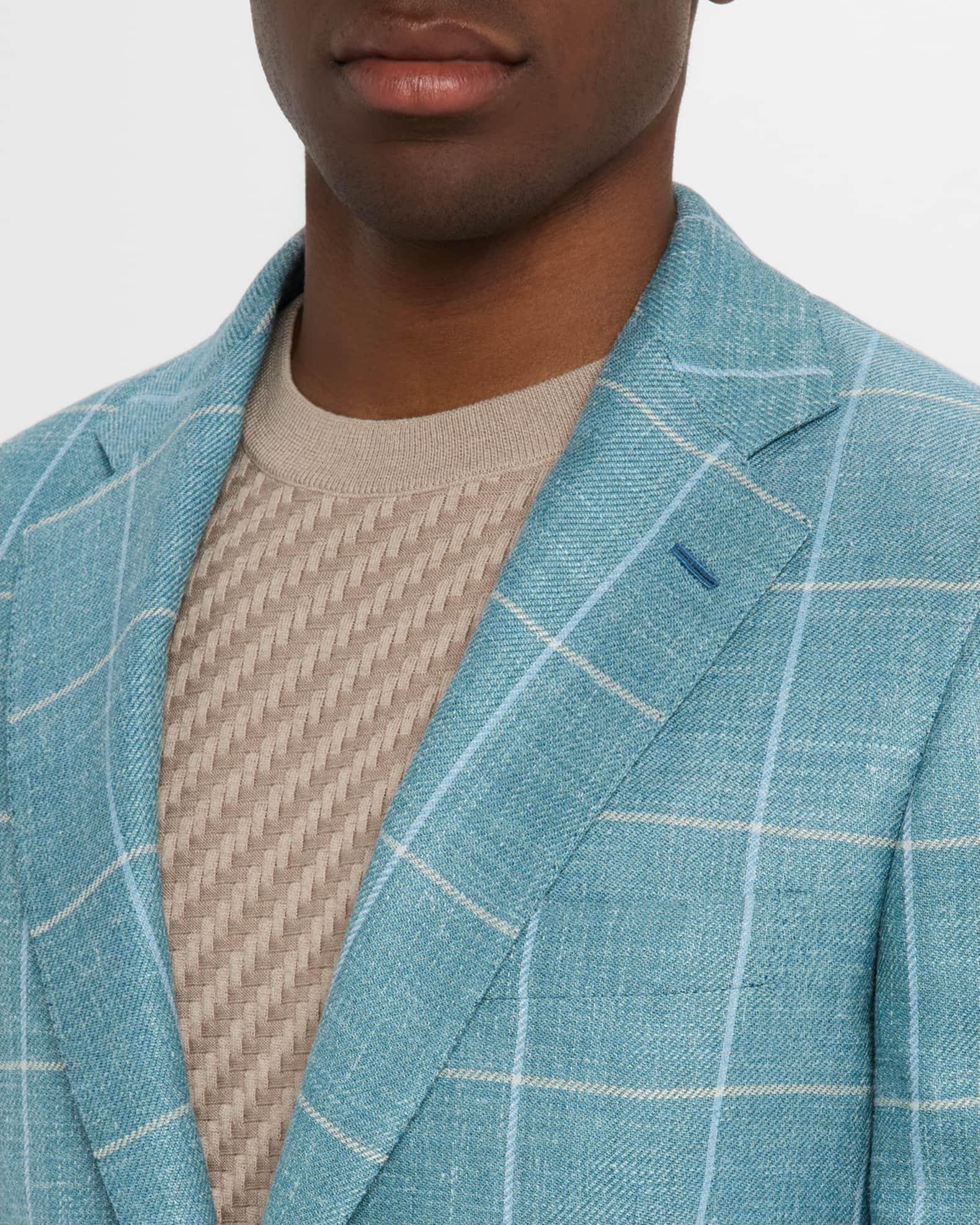 Men's Windowpane Sport Coat Product Image
