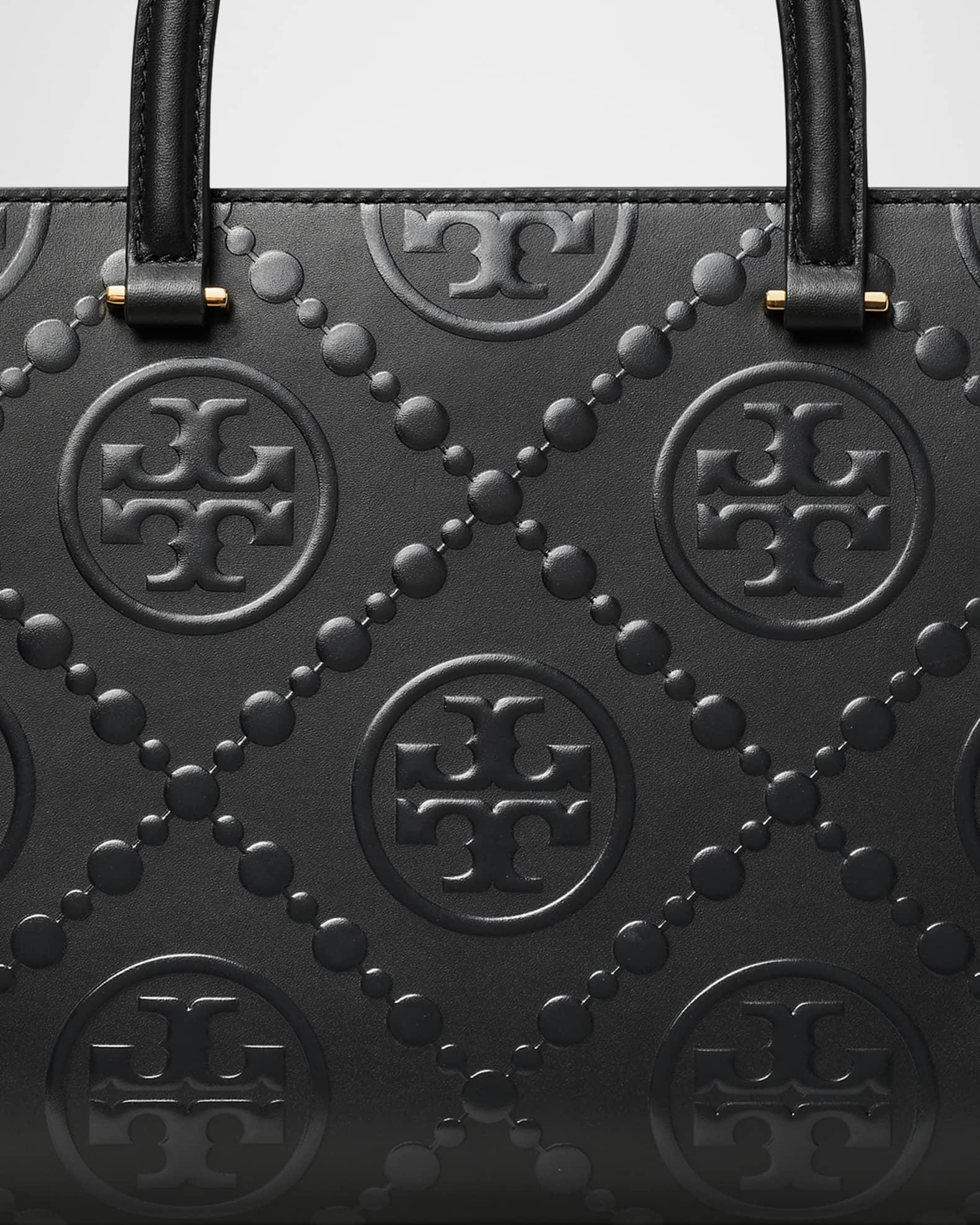 T Monogram Embossed Square Tote Bag Product Image