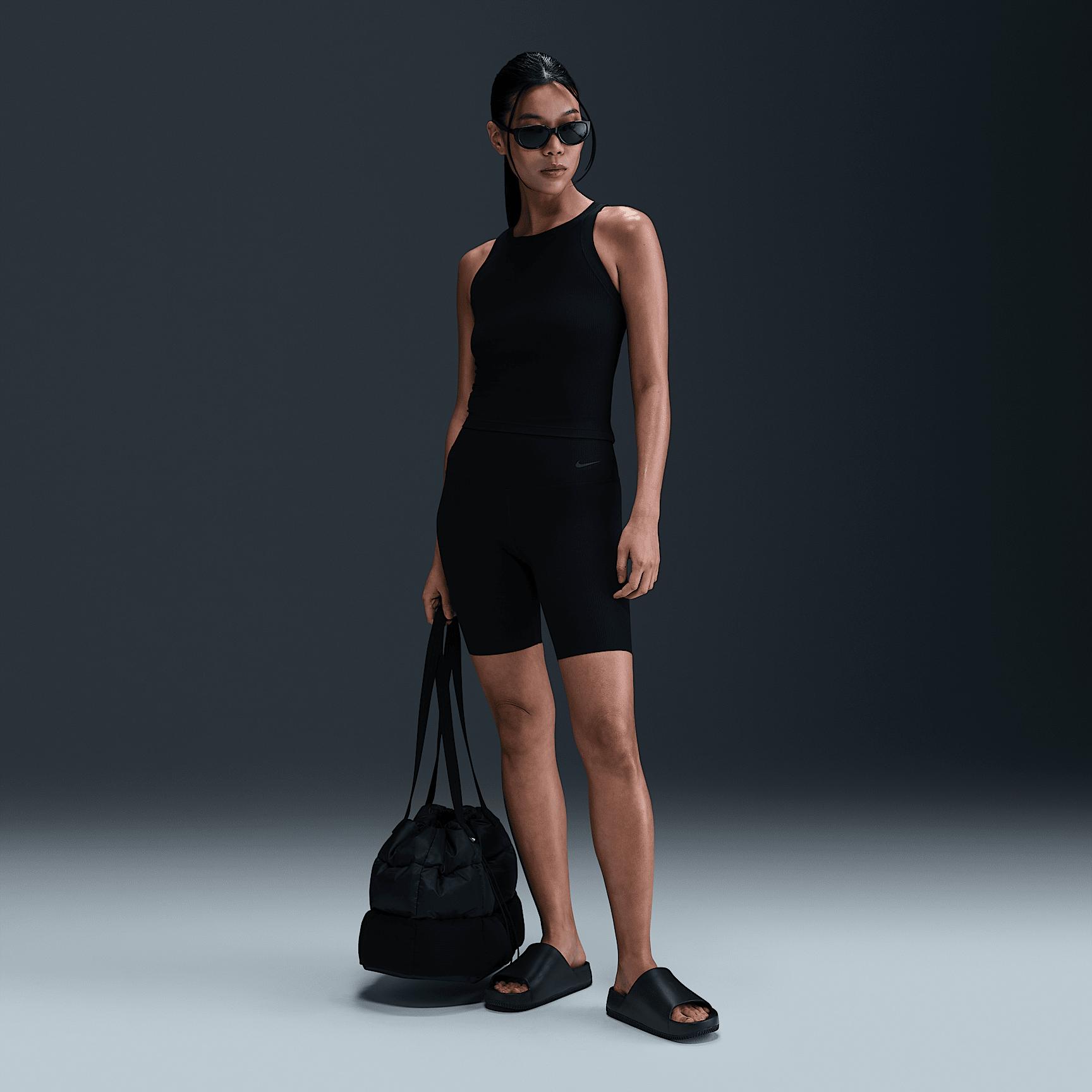 Nike Womens Zenvy Rib Dri-FIT Tank Top | HF2765-010 Product Image