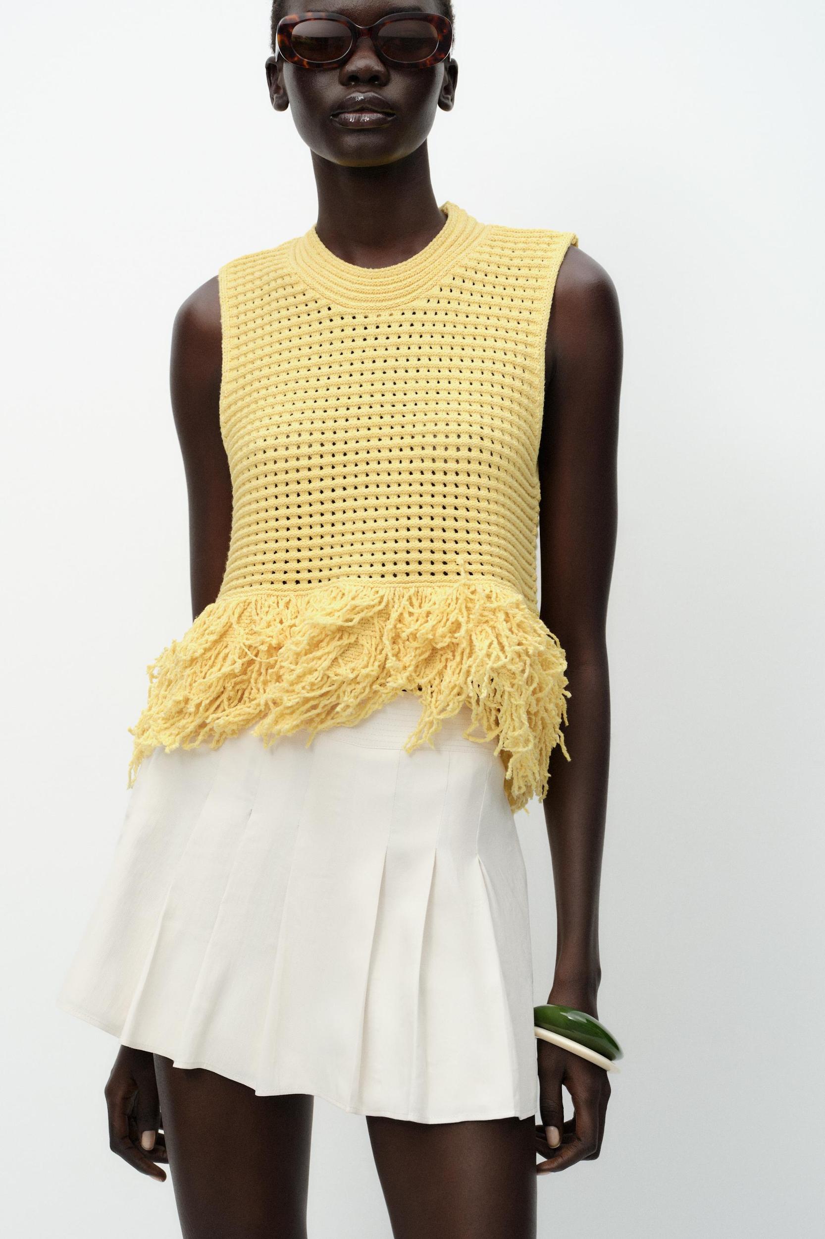 PLEATED MINI SKORT Product Image