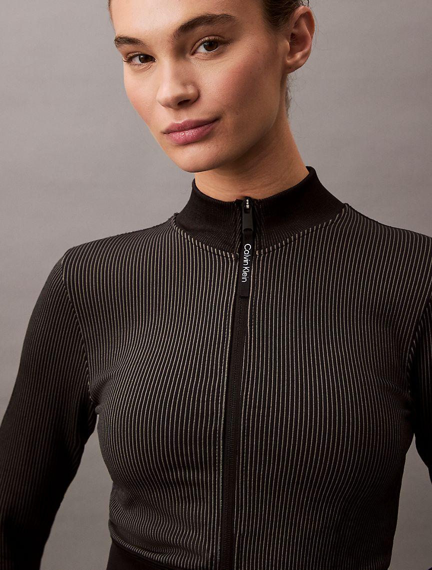 Rib Sport Cropped Jacket Product Image