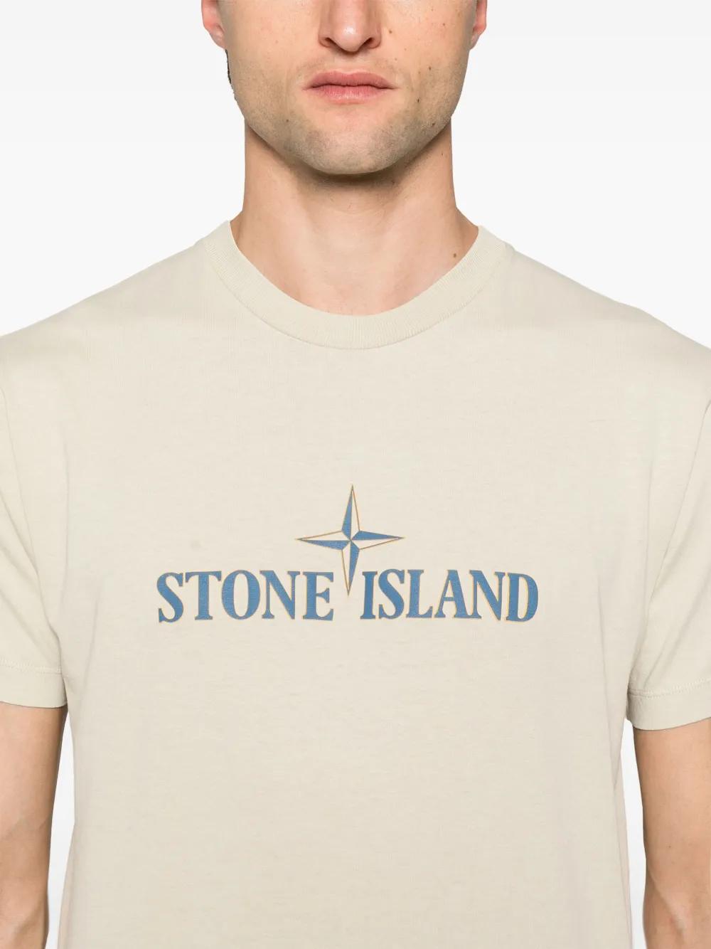 logo-print cotton T-shirt Product Image