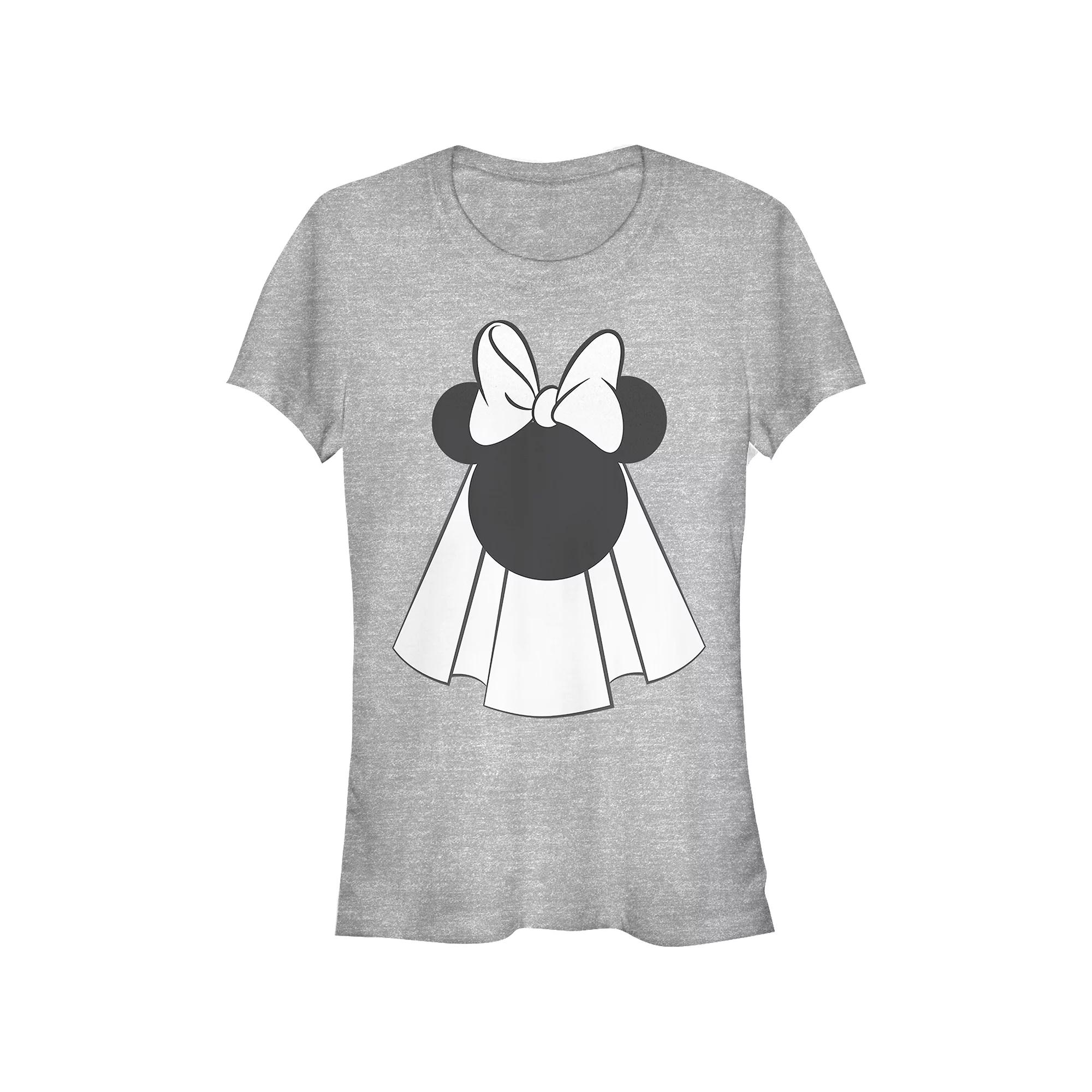 Disney's Minnie Mouse Bride Veil Juniors' Graphic Tee, Women's,  Product Image