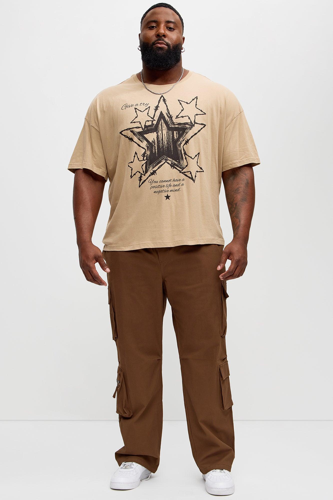 Stay On It Straight Cargo Pants - Brown Product Image
