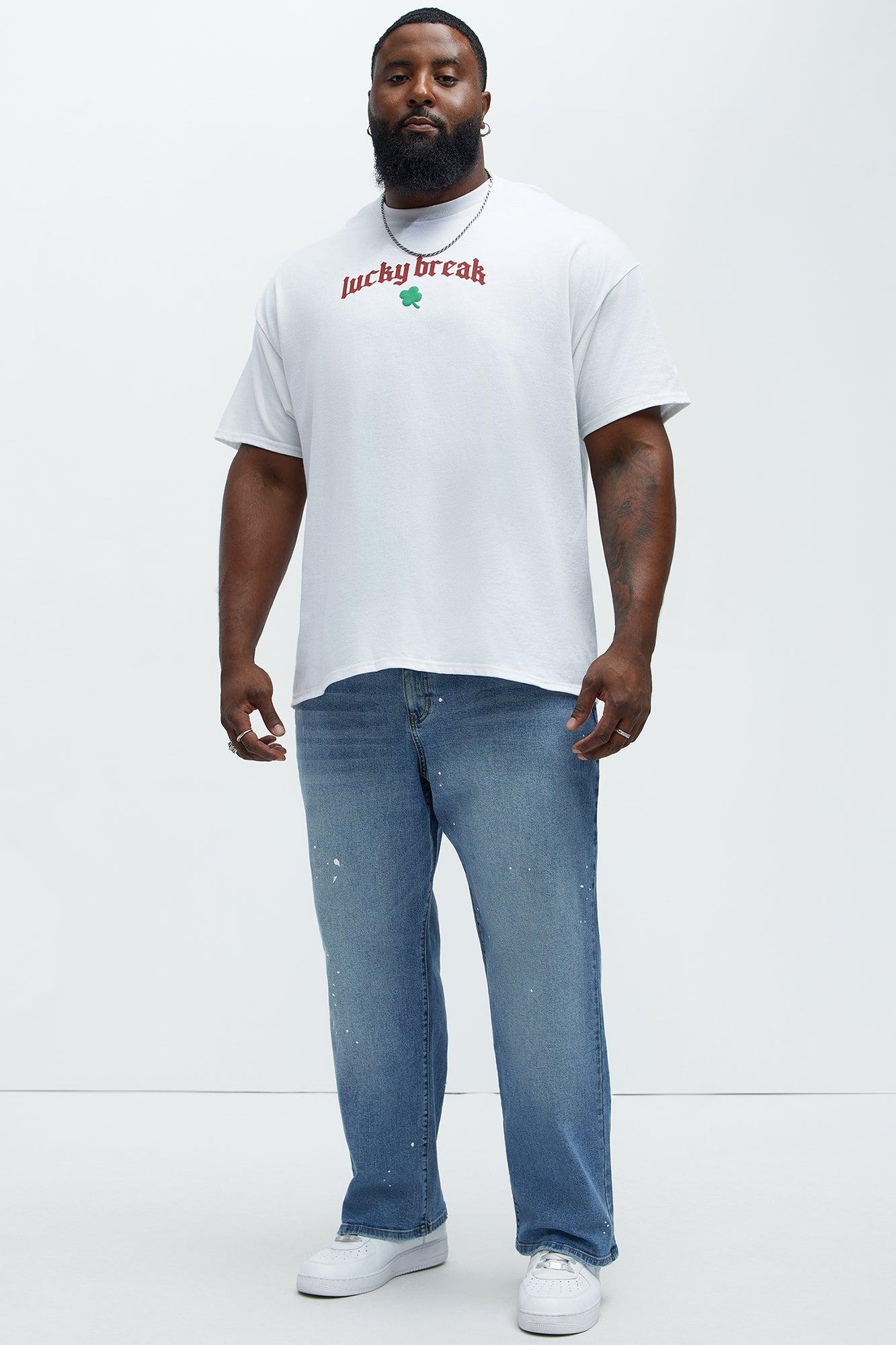 Lucky Break Short Sleeve Tee - White Product Image