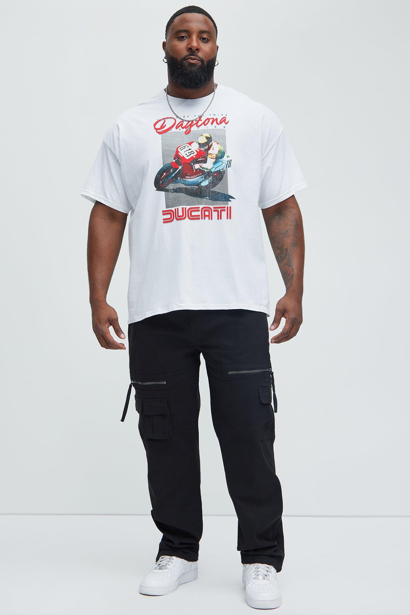 Ducati Daytona Short Sleeve Tee - White Product Image