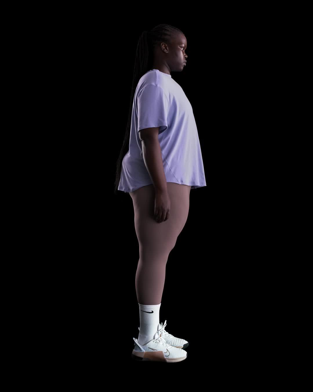 Nike Women's One Relaxed Dri-FIT Short-Sleeve Top (Plus Size) Product Image