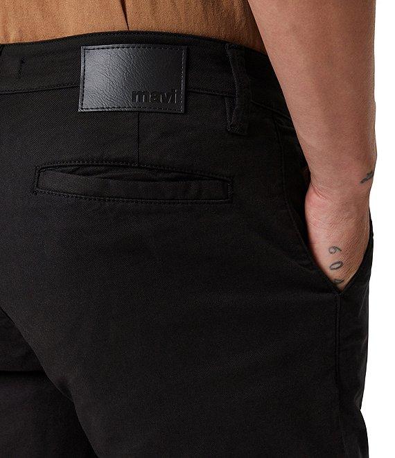 Mavi Noah 9#double; Inseam Black Luxe Twill Shorts Product Image