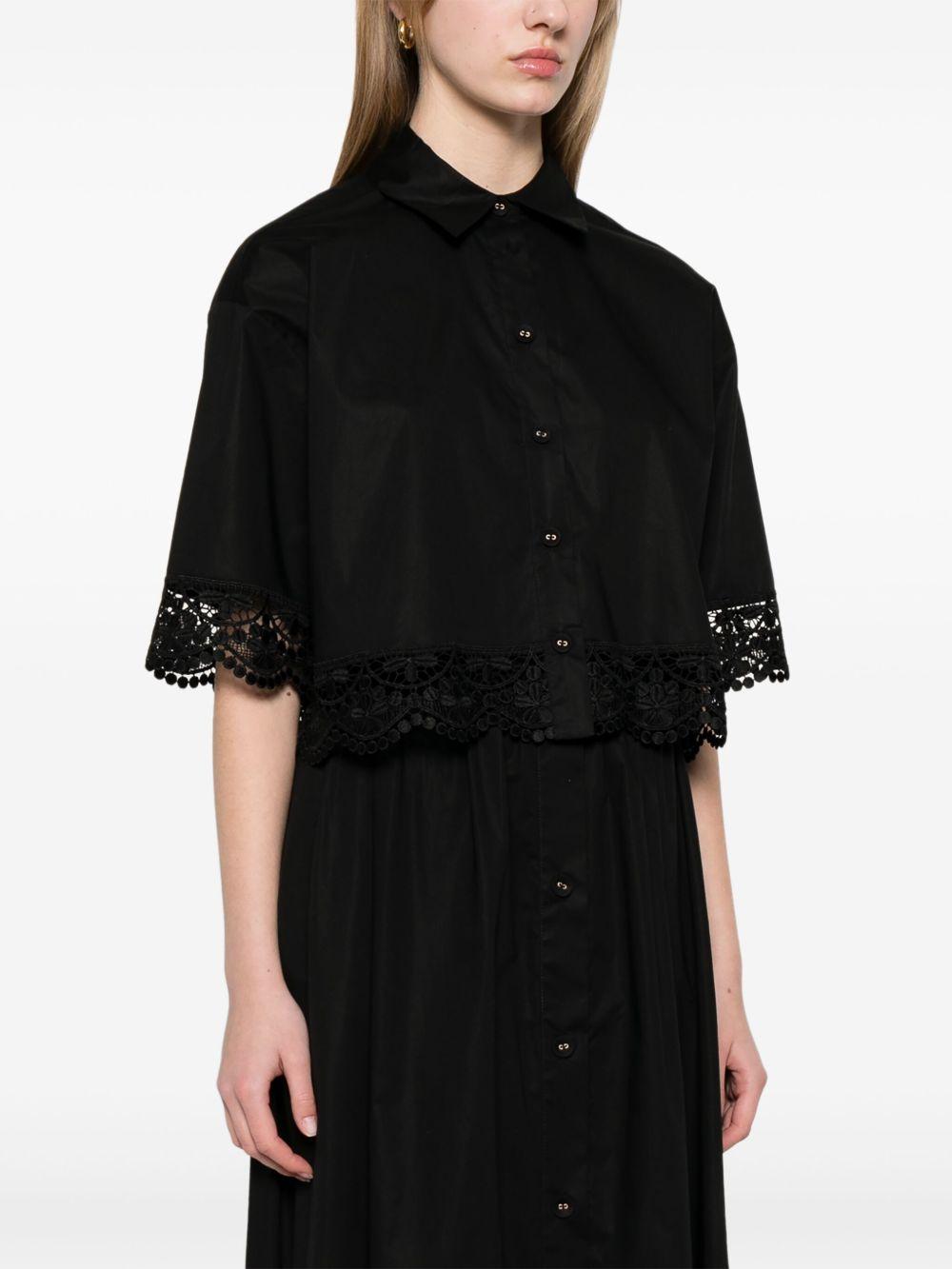 lace-trim shirt Product Image