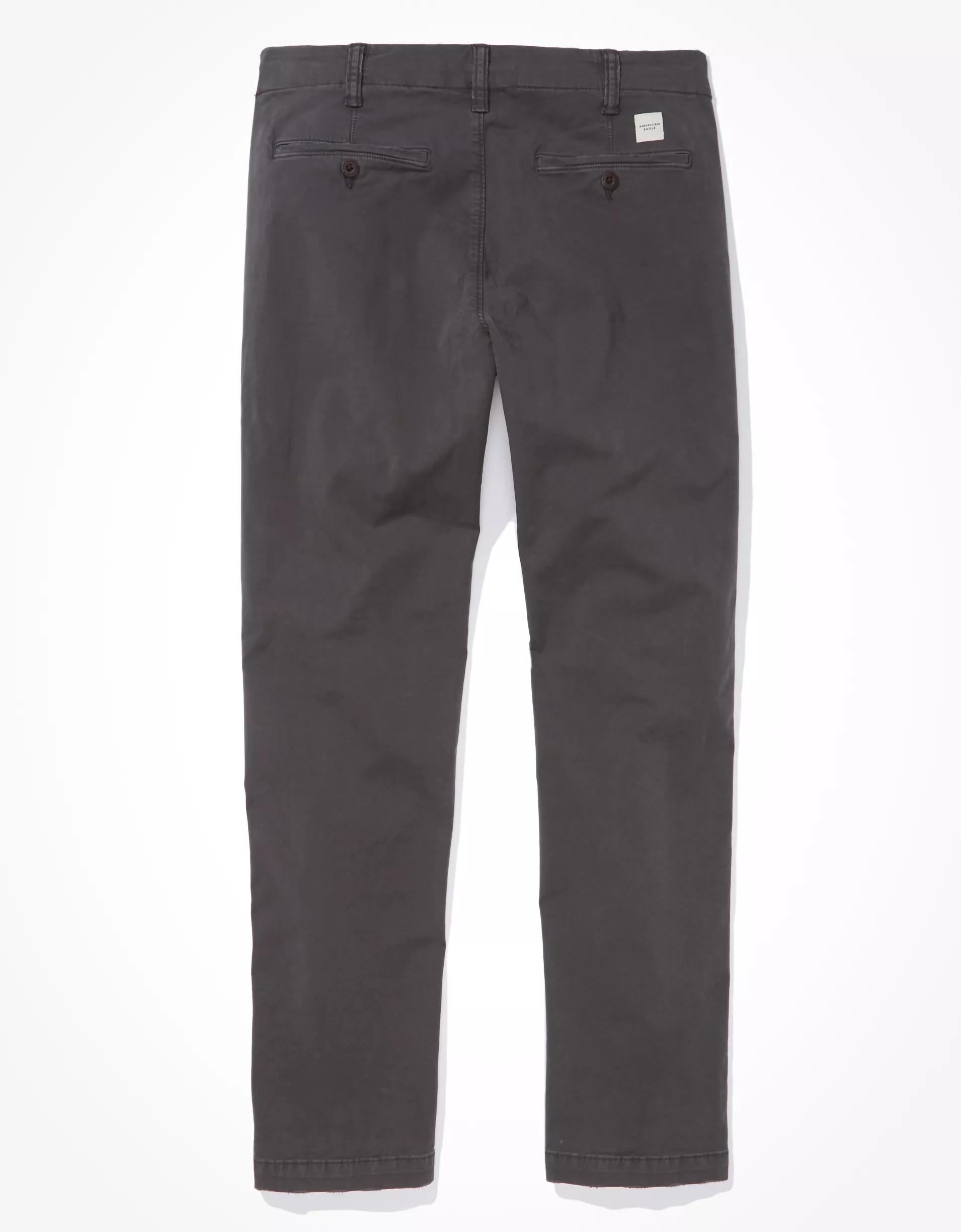 AE Flex Athletic Straight Lived-In Khaki Pant Product Image