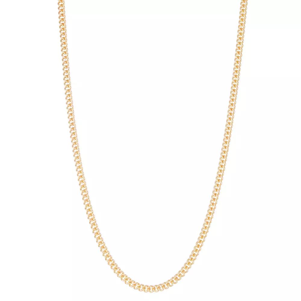 Jordan Blue Men's 14k 4.9 mm Gold Filled Curb Chain Necklace, Size: 24", 14k Gold Filled Product Image
